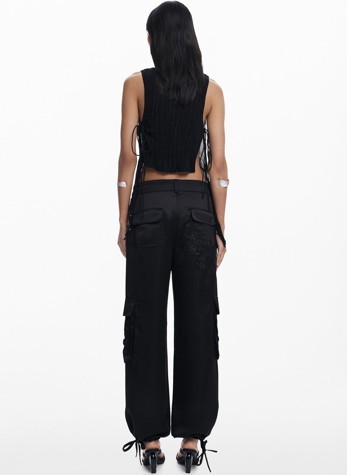 Cargo pants DESIGUAL Black
