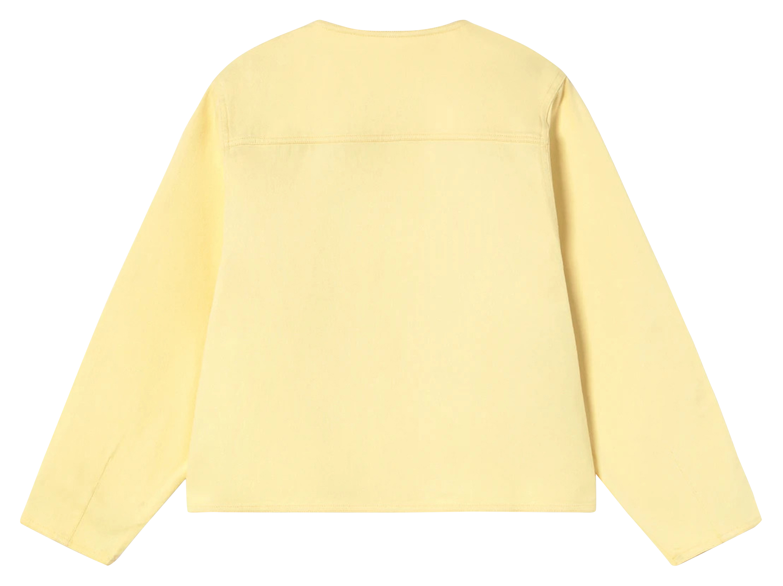 Veste col rond en rond  THE TINY BIG SISTER Jaune