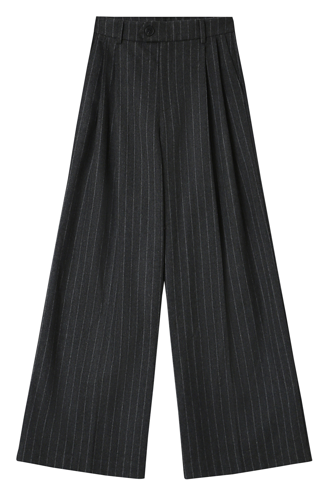 Striped wide-leg pants GRACE ET MILA Black