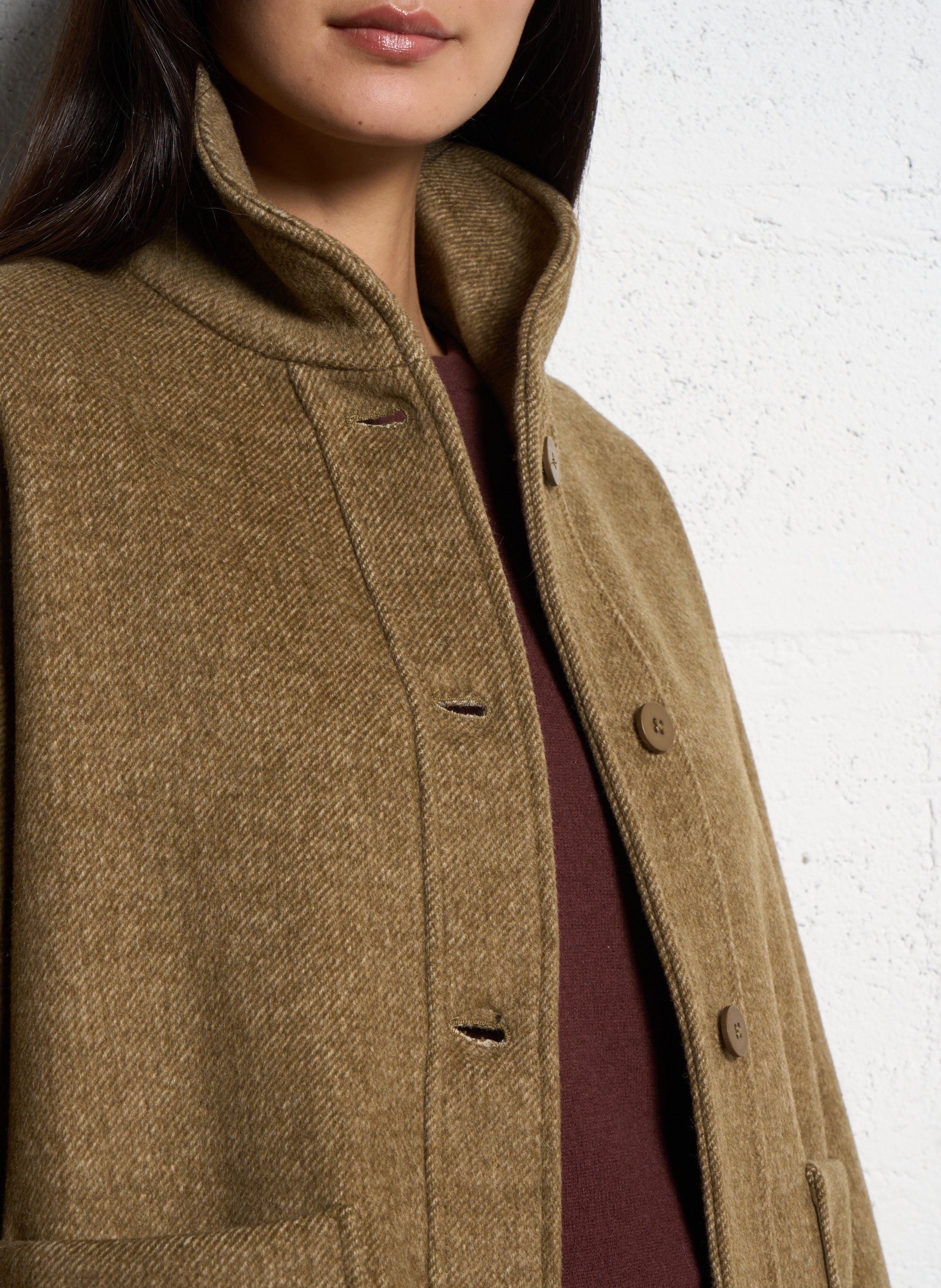 Oversized wool-blend jacket  JC SOPHIE Green