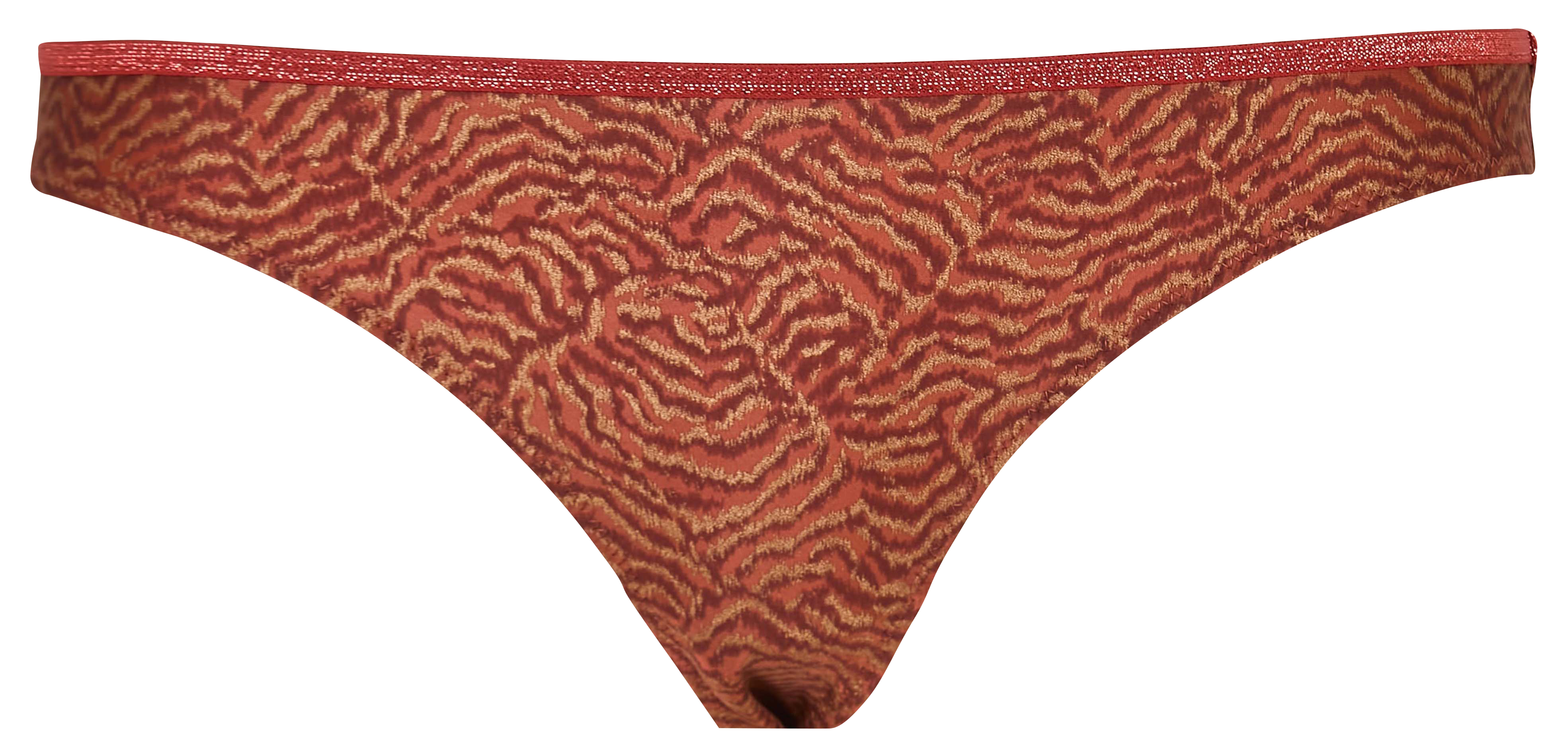 Culotte imprimée LA NOUVELLE Marron