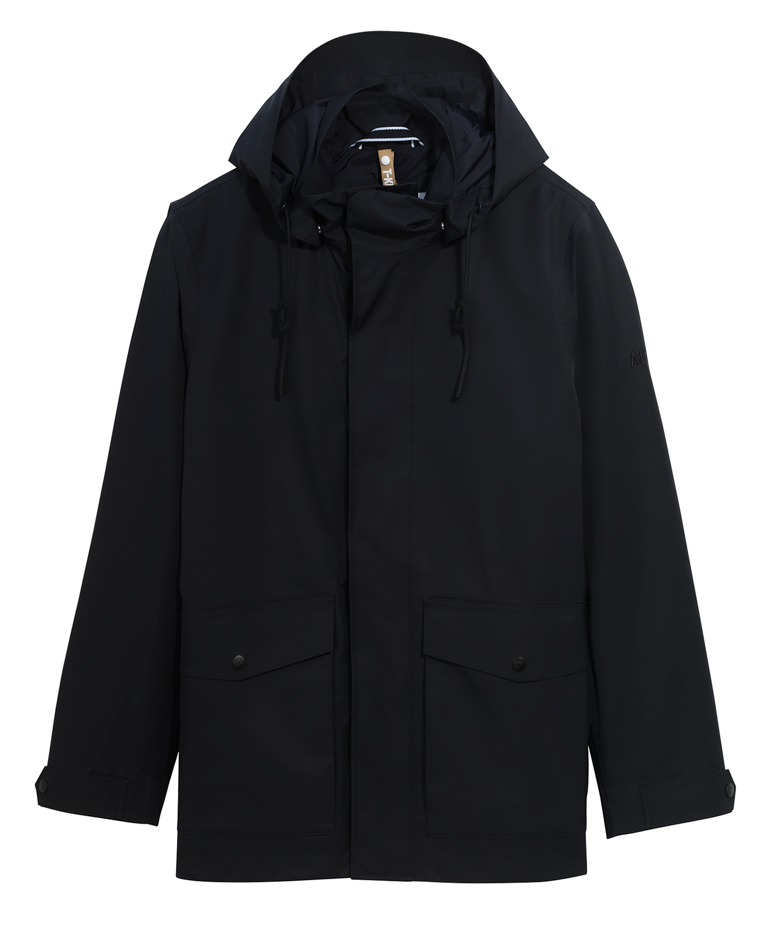 Parka col montant  AIGLE Noir