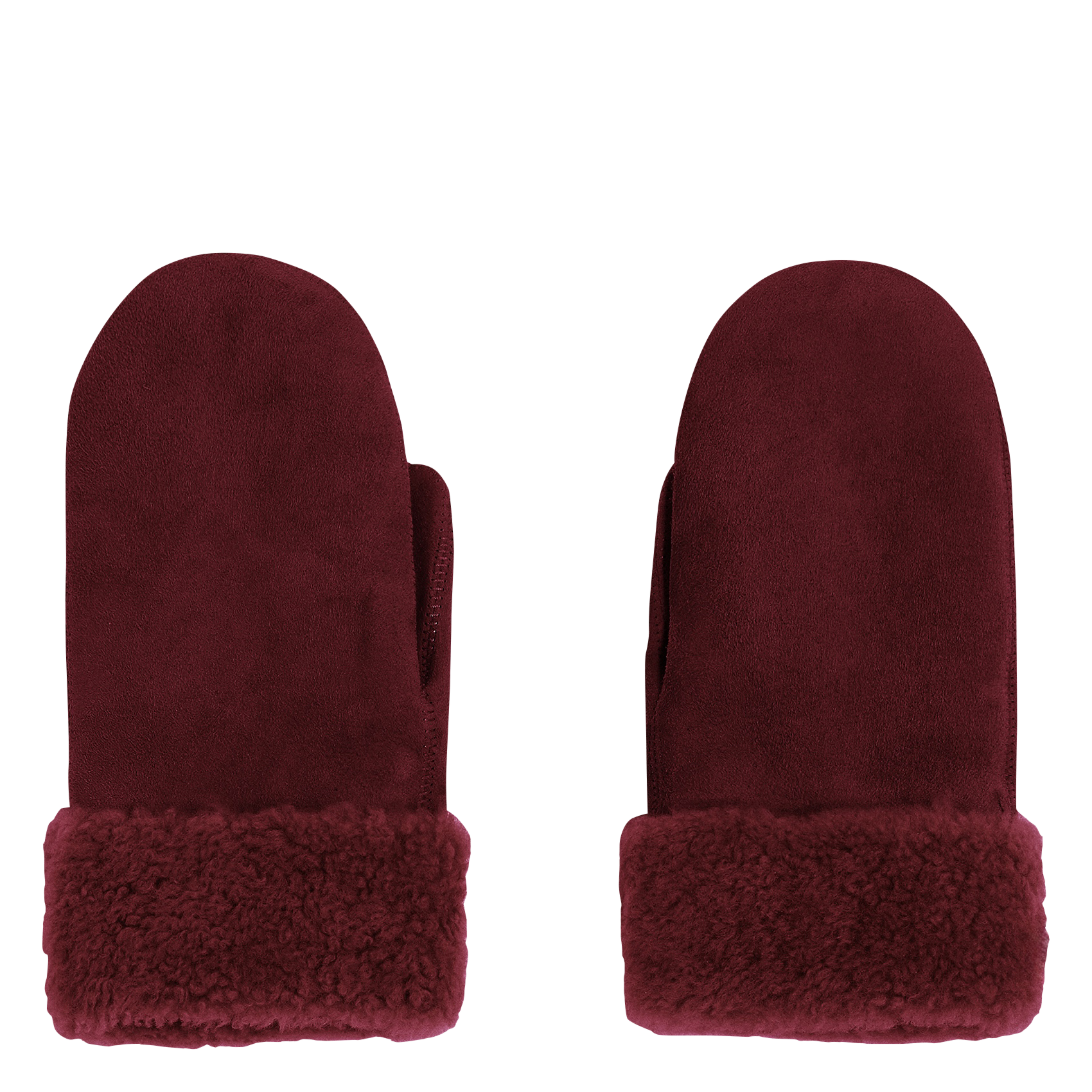 Wool mittens ILDA'S SHEEP Red