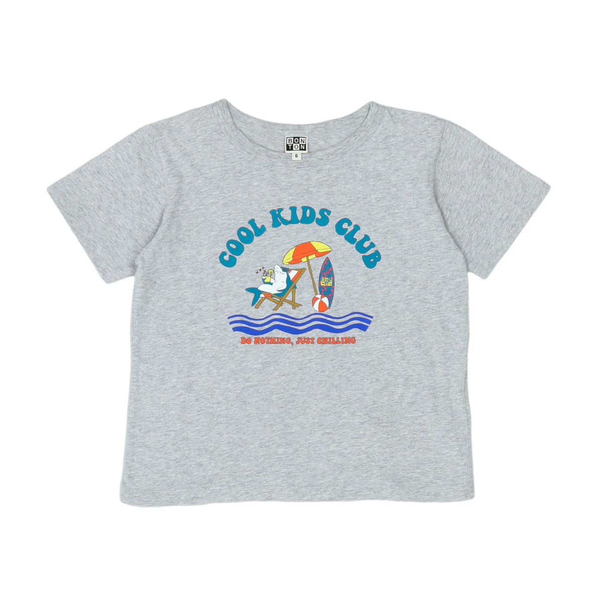 Grey kids t-shirt - 6 years BONTON - Seconde Main Grey