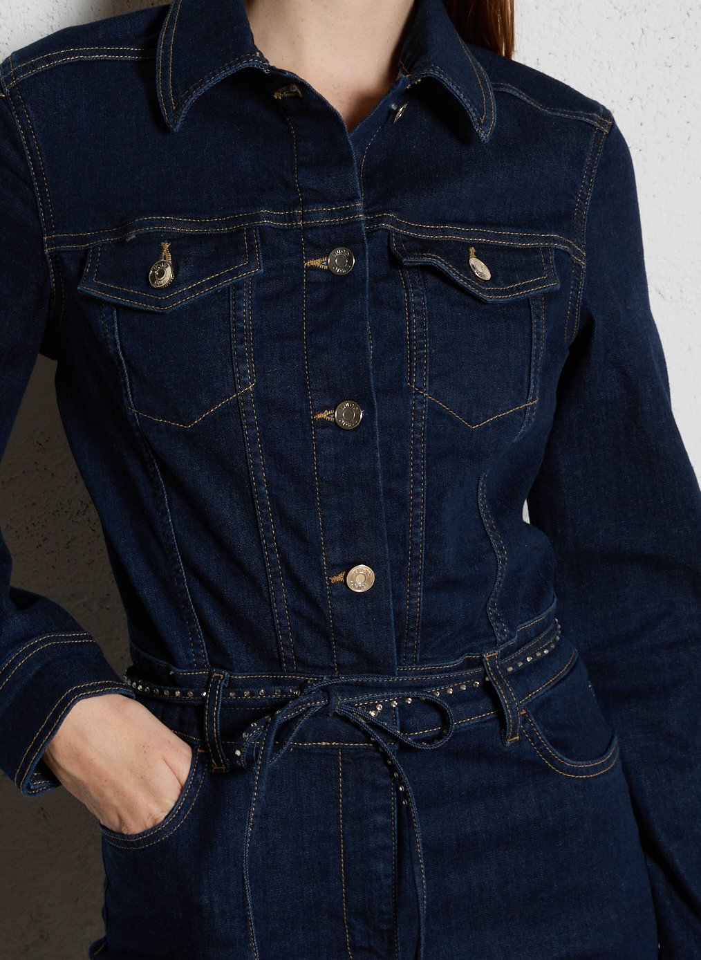 Combinaison en jean LIU JO Bleu