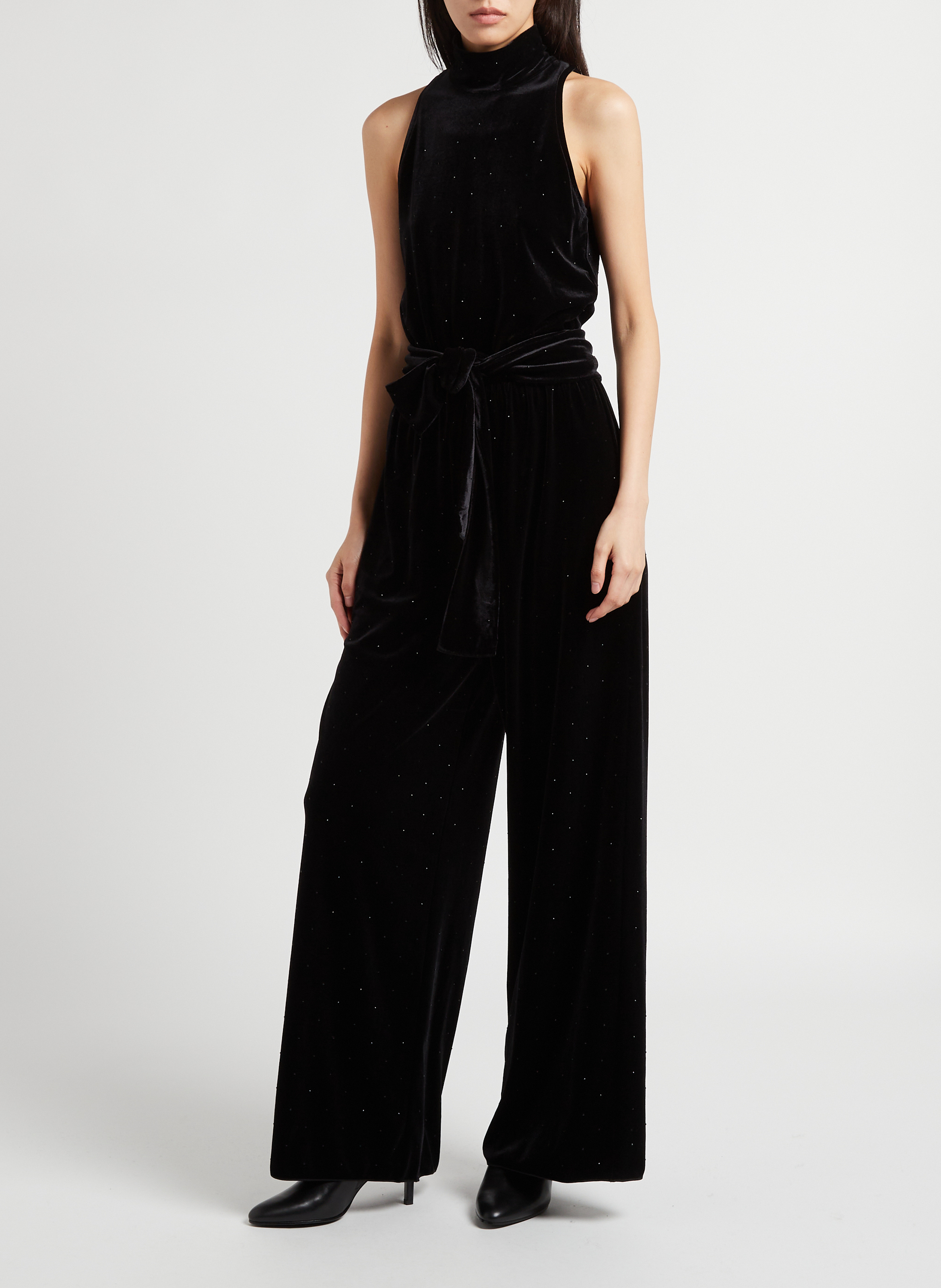Velvet jumpsuit MAX&Co. Black