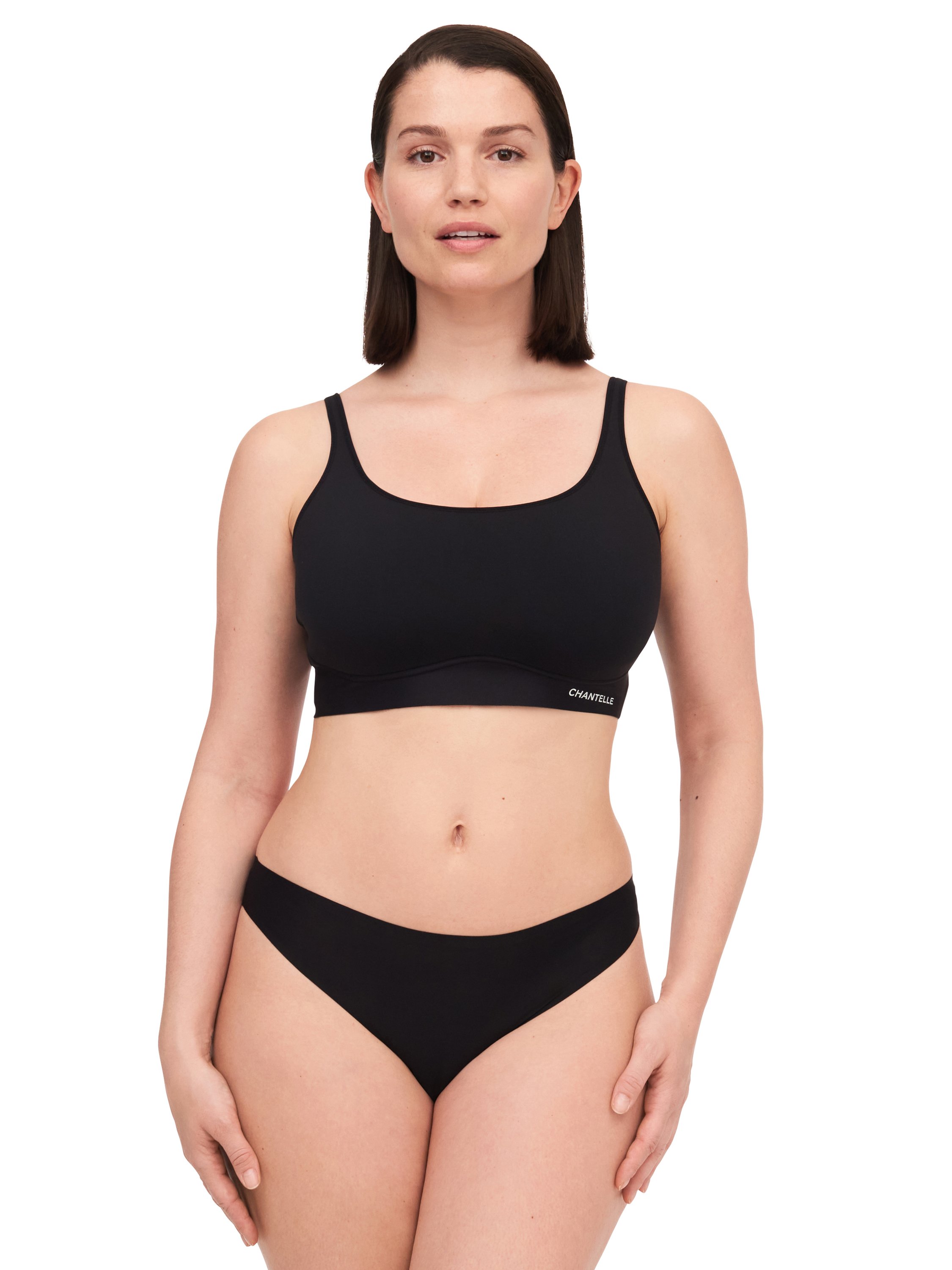 Spacer crop top CHANTELLE Black