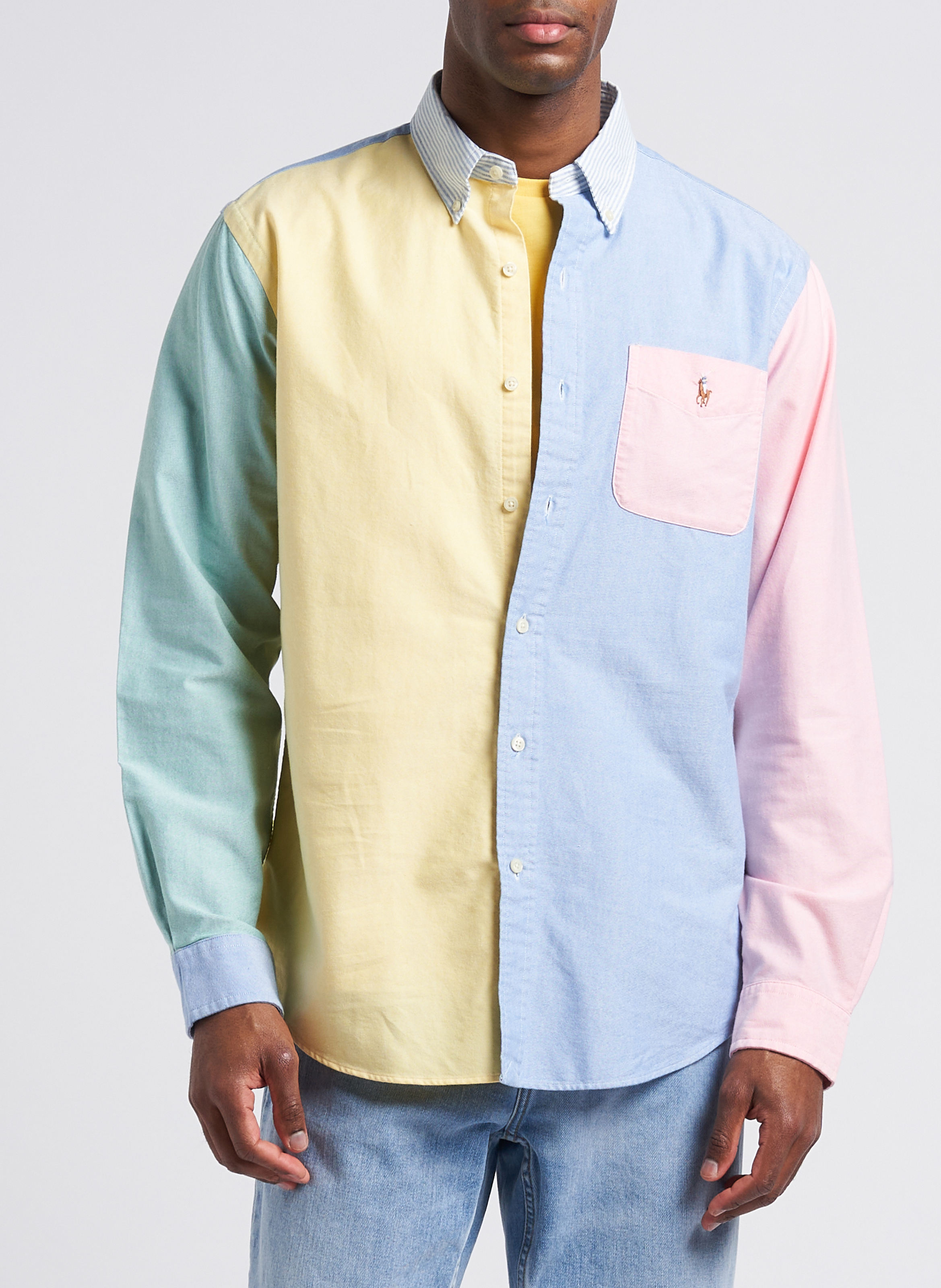 Chemise col américain en coton POLO RALPH LAUREN Multicolore