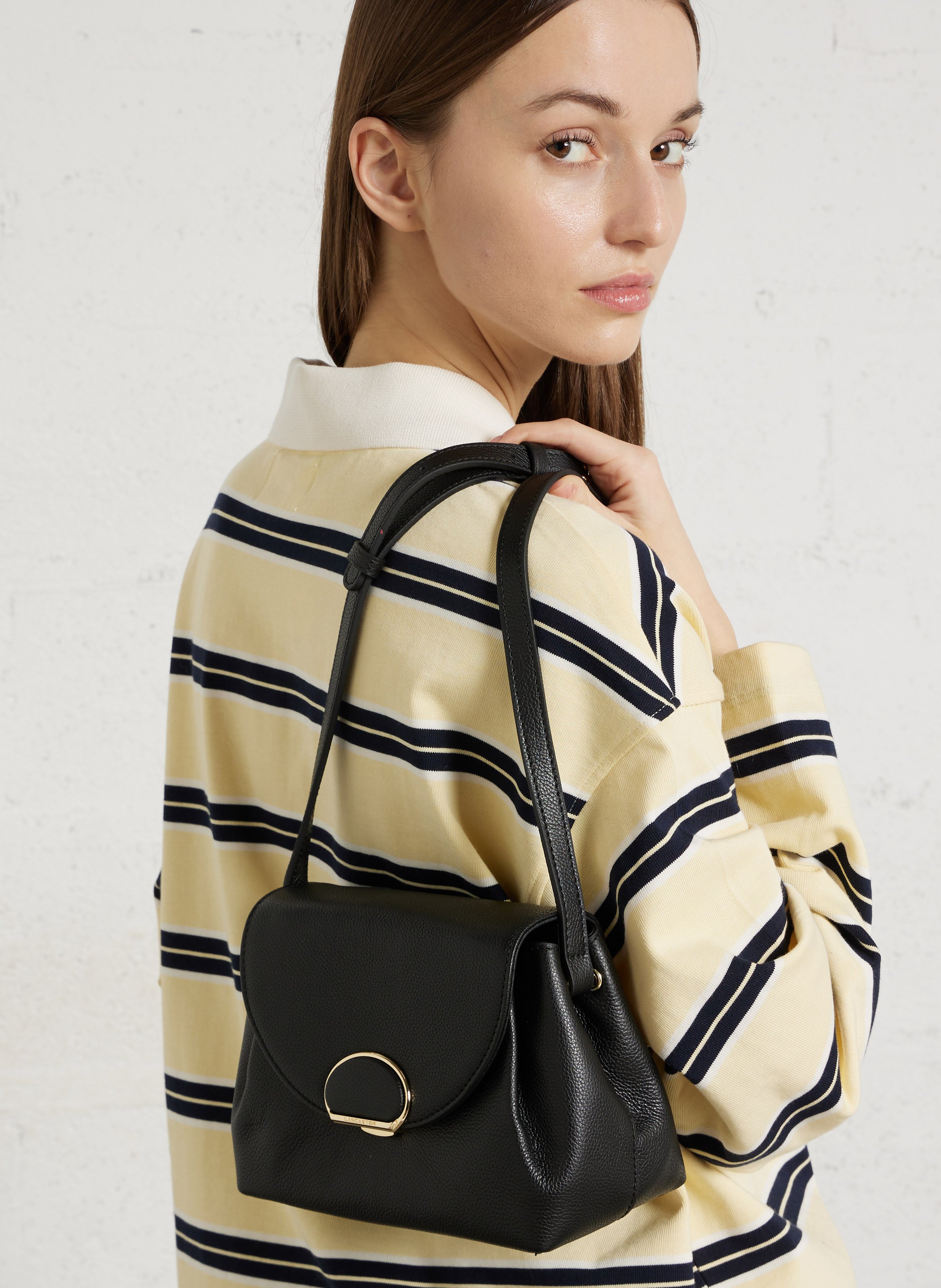 Brieftasche aus Leder LANCASTER PARIS Schwarz