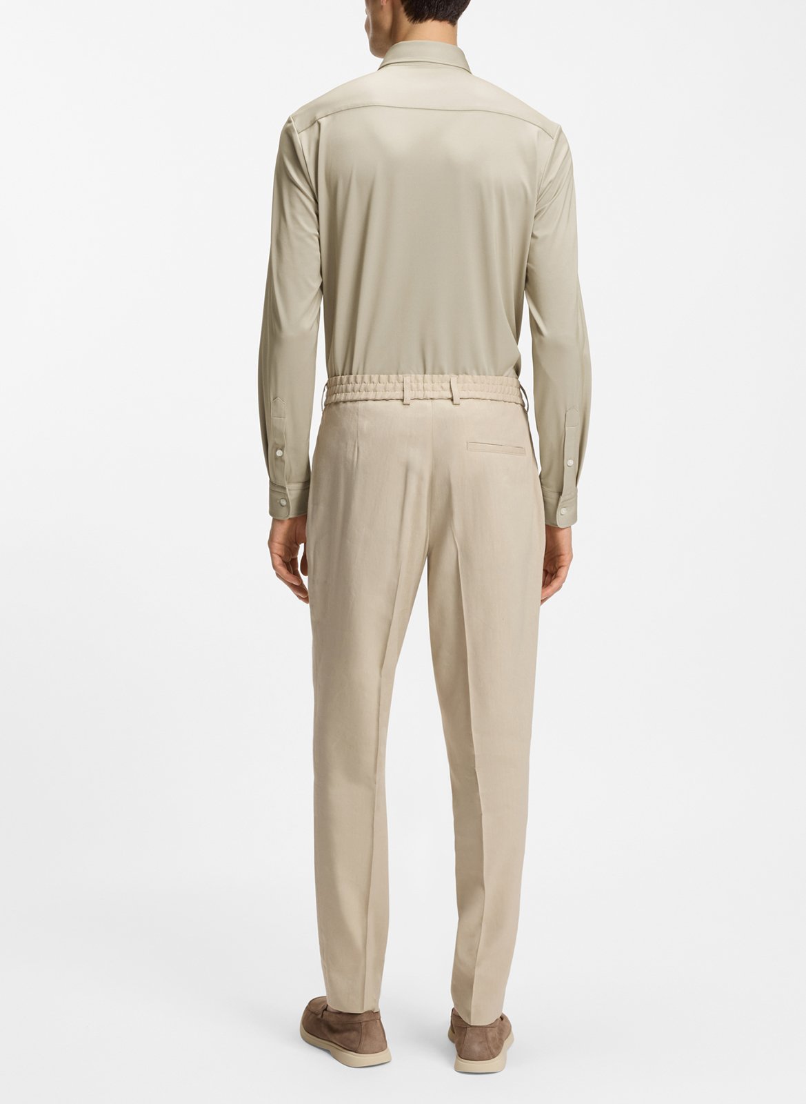 Chemise col classique  BOSS Beige