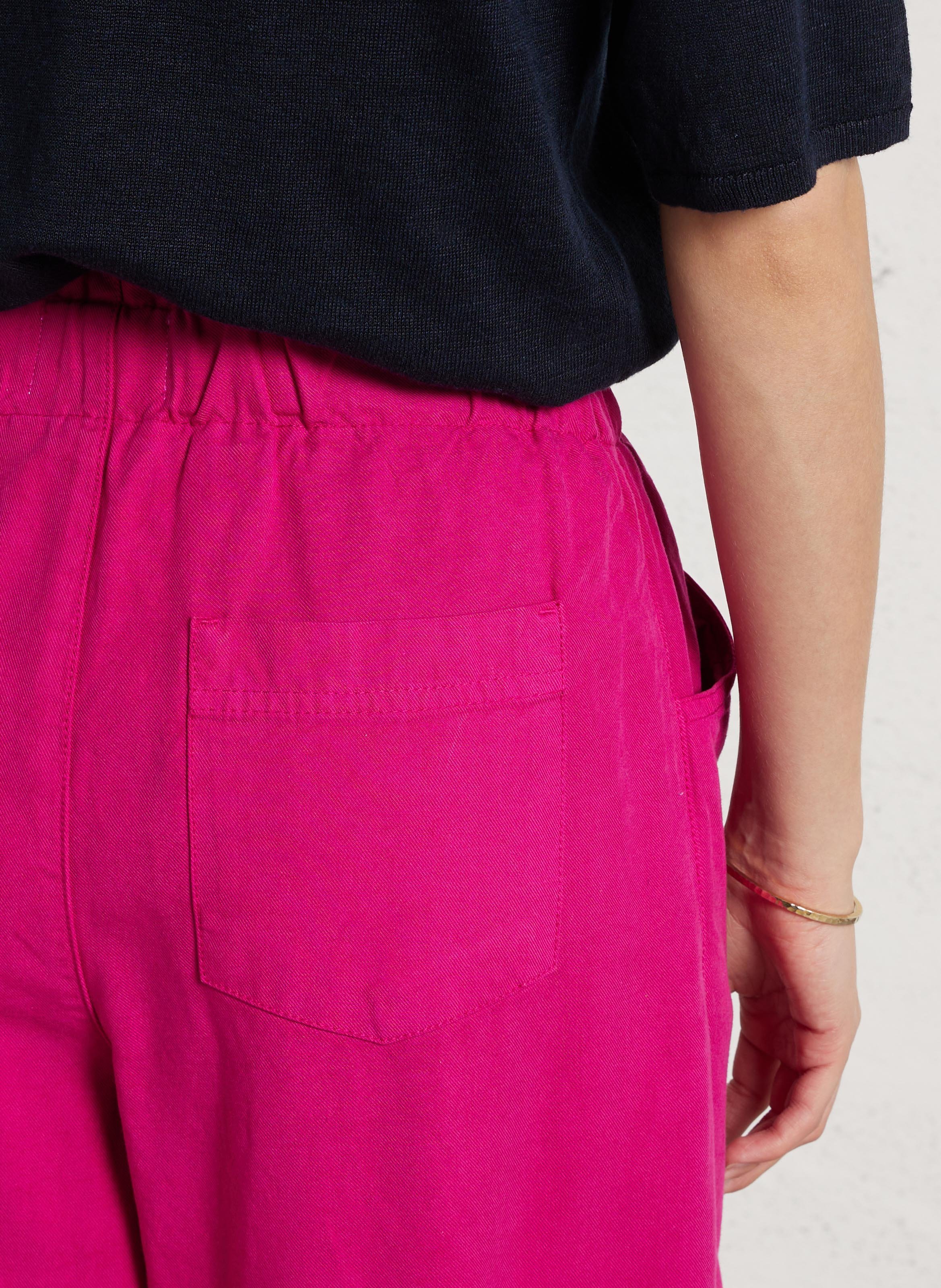 Pantalon large DES PETITS HAUTS Violet