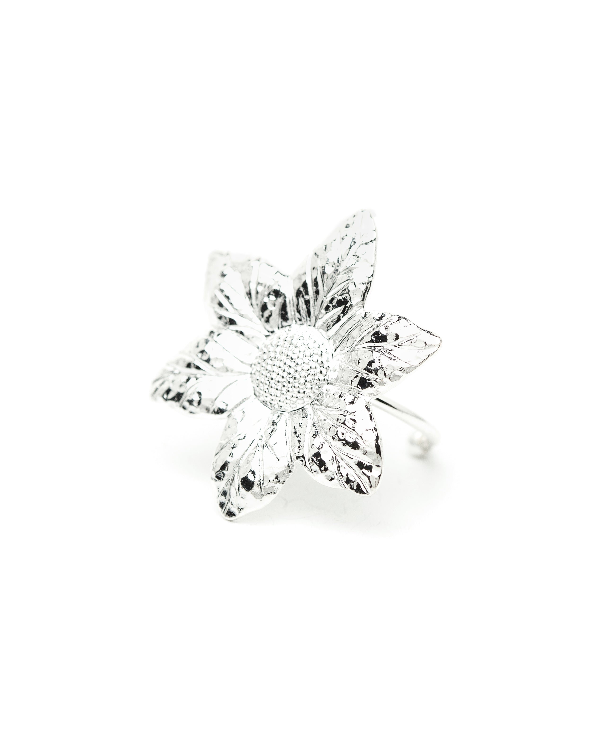 Maxi gold-plated flower ring MONSIEUR SIMONE