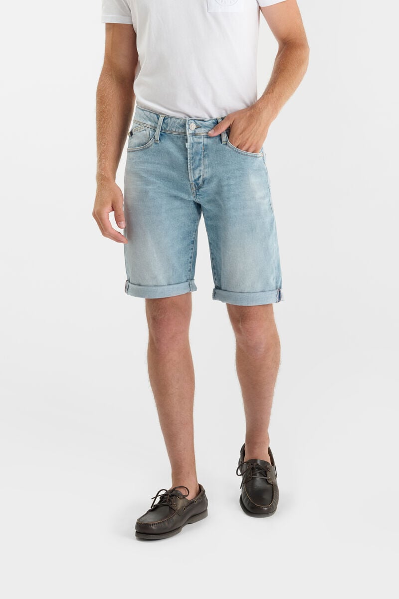Denim Bermuda Shorts LE TEMPS DES CERISES Blue