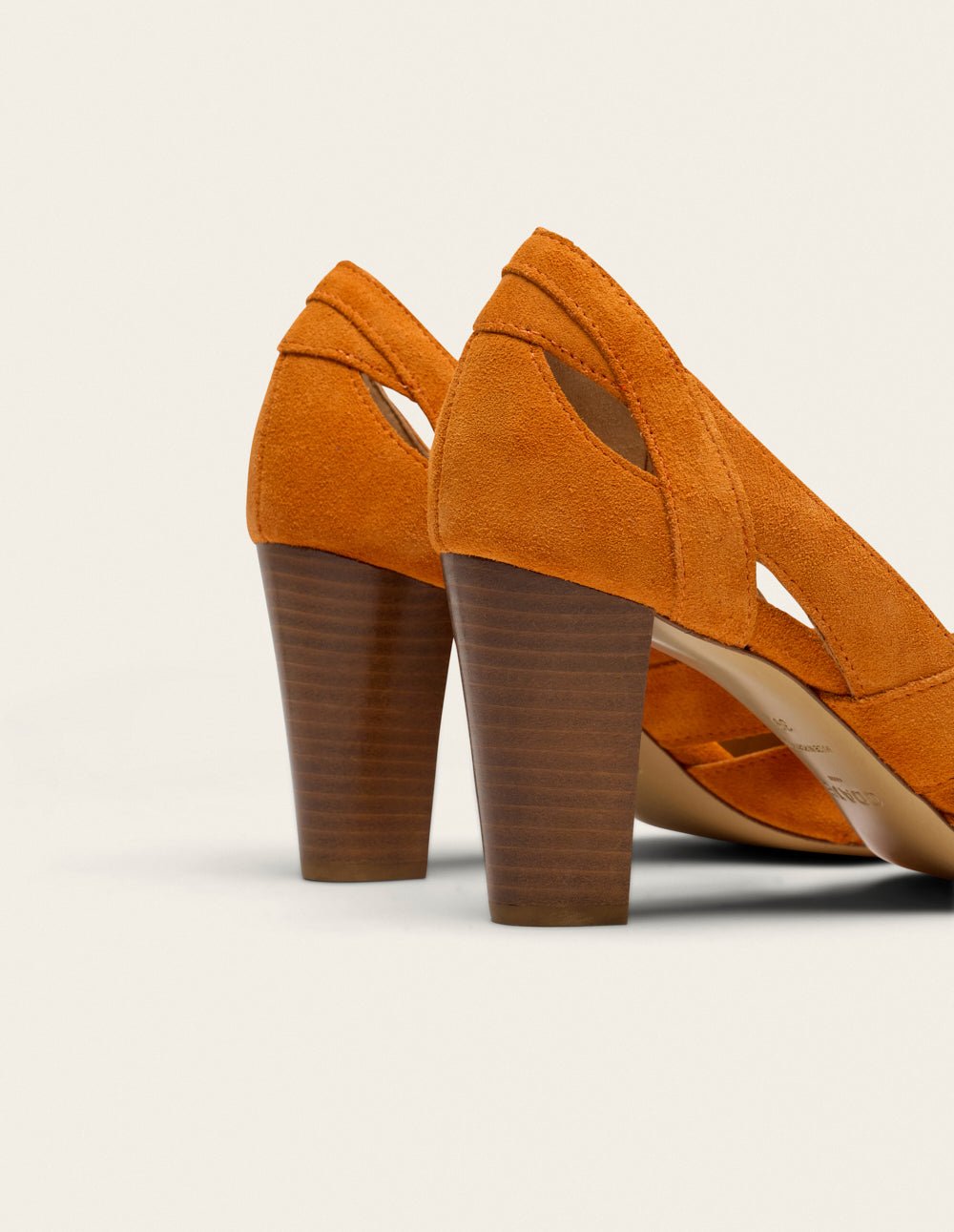 Heeled sandals ODAJE Orange