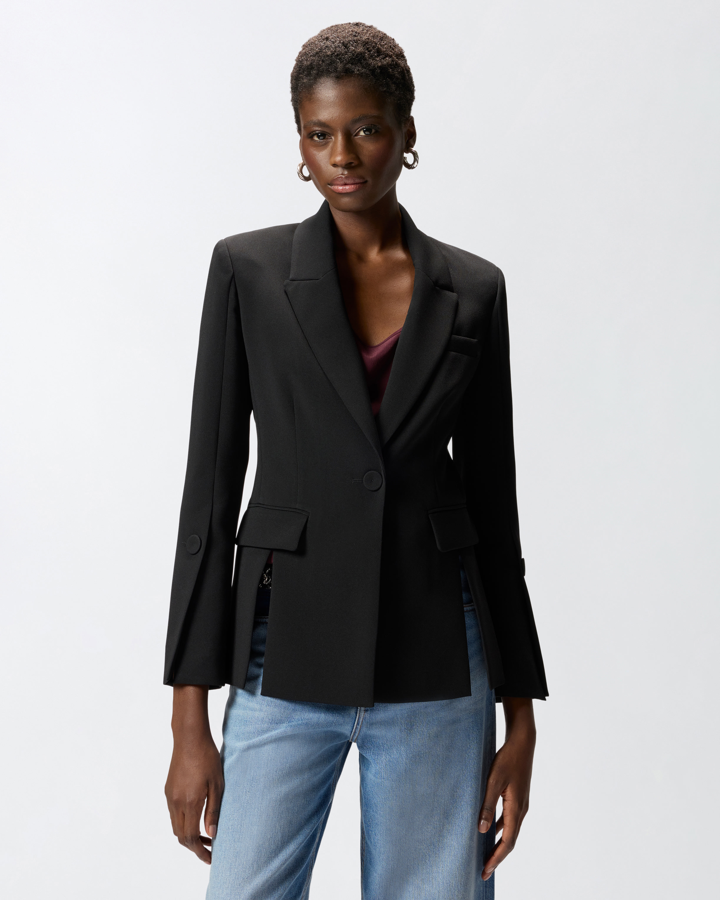 Technical fabric jacket PINKO Black