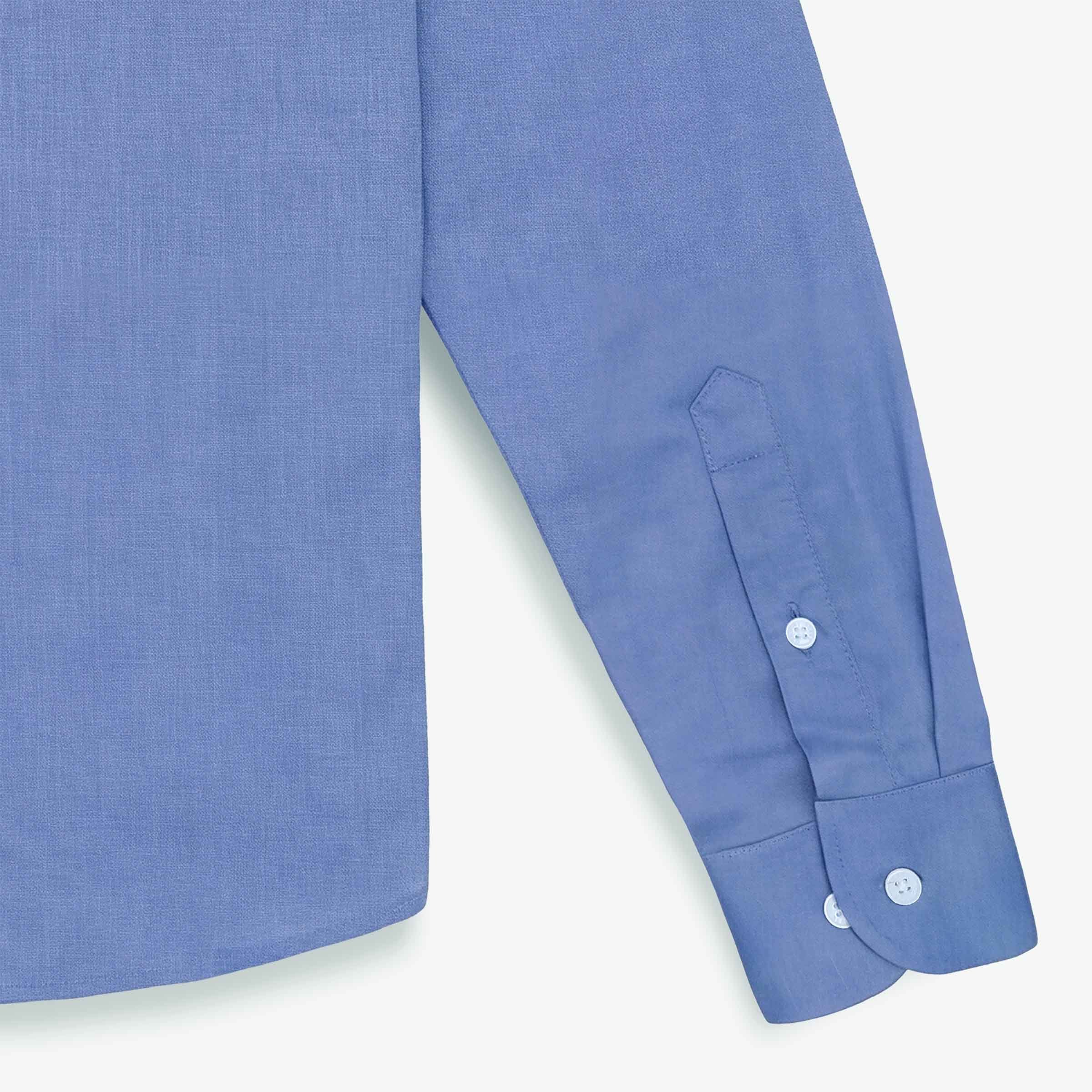Chemise manches longues en coton bleu SERGE BLANCO Bleu