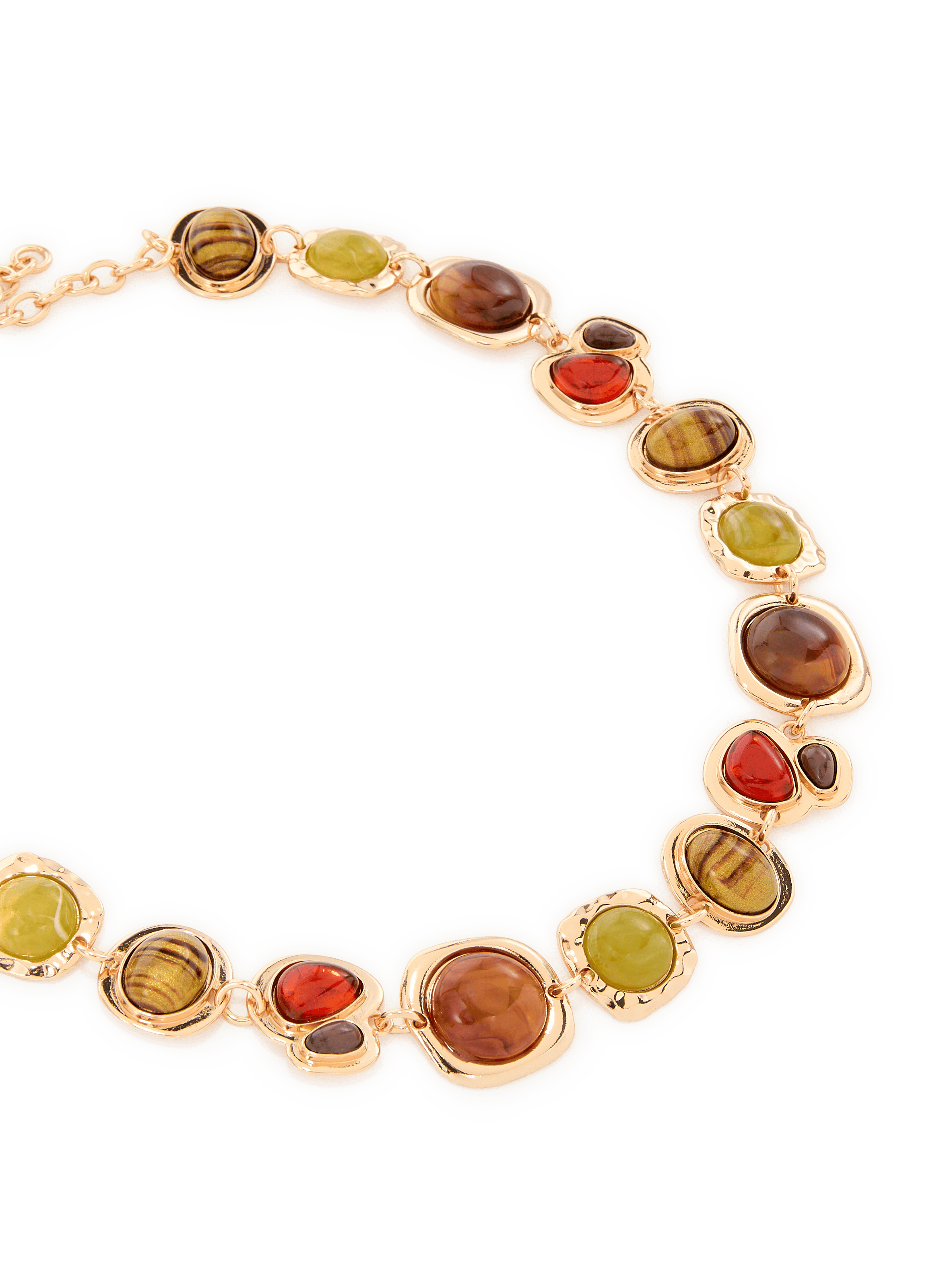 Brass necklace AU PRINTEMPS PARIS Multicolored