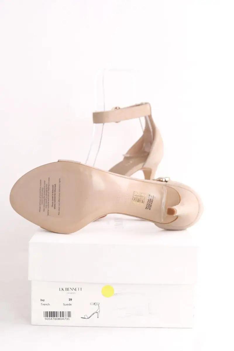 Faux leather sandals LK BENNETT - Seconde Main Beige