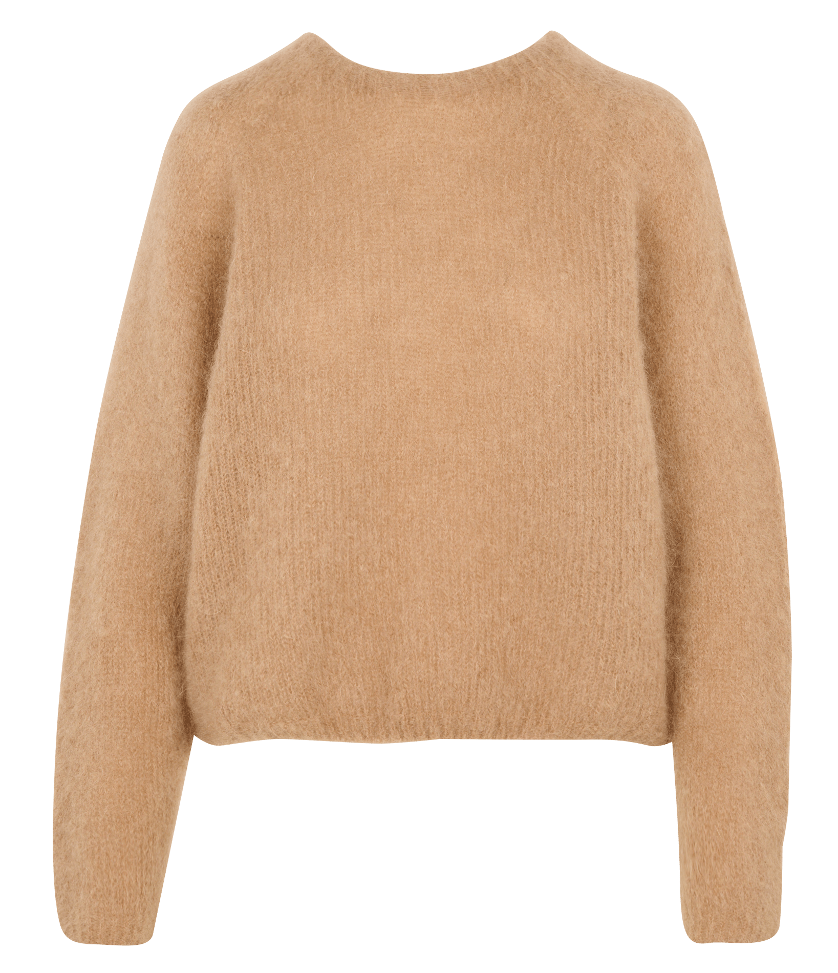 Gerade geschnittener Pullover aus Wollmix mit Rundhalsausschnitt KOOKAI Beige