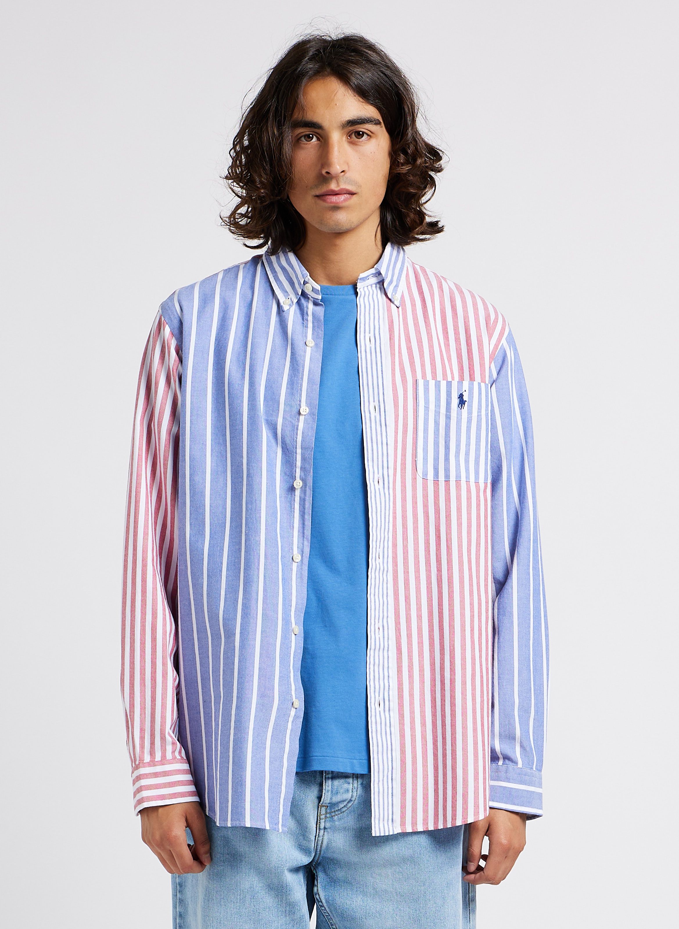 Striped cotton outlet fun shirt