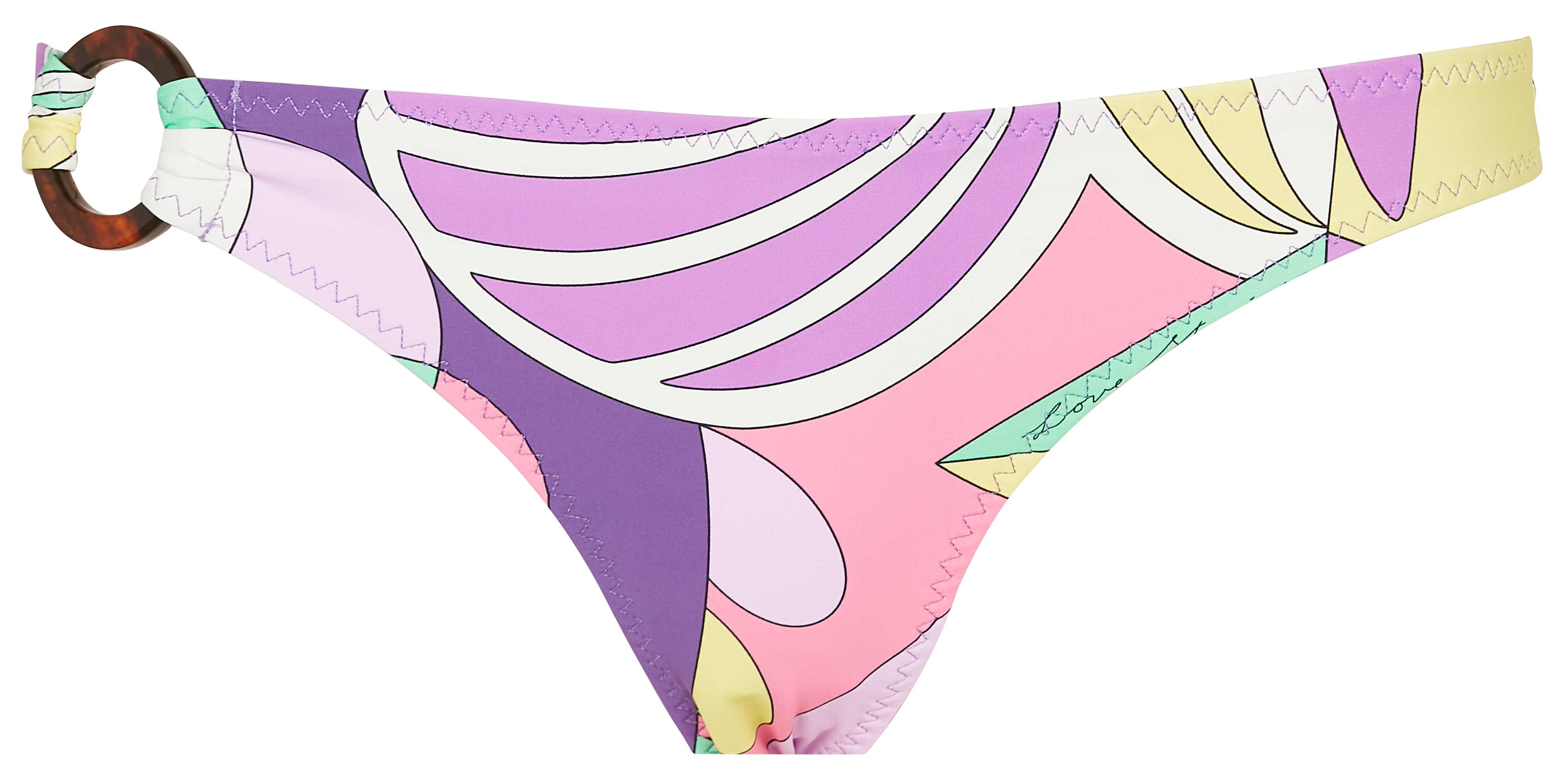 Bas de maillot imprimé LOVE STORIES Violet