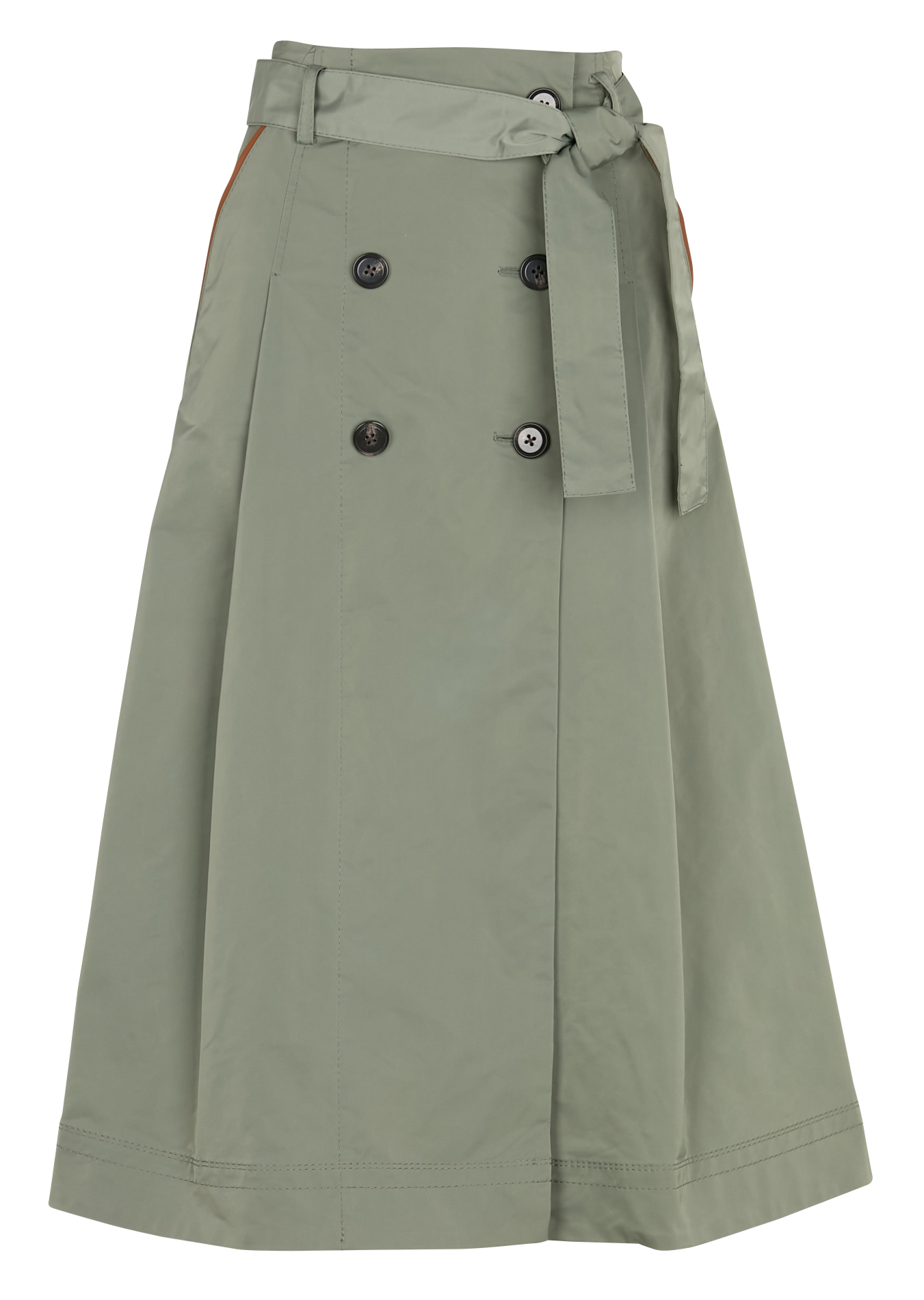 Jupe midi effet trench  MAX&amp;Co. Kaki