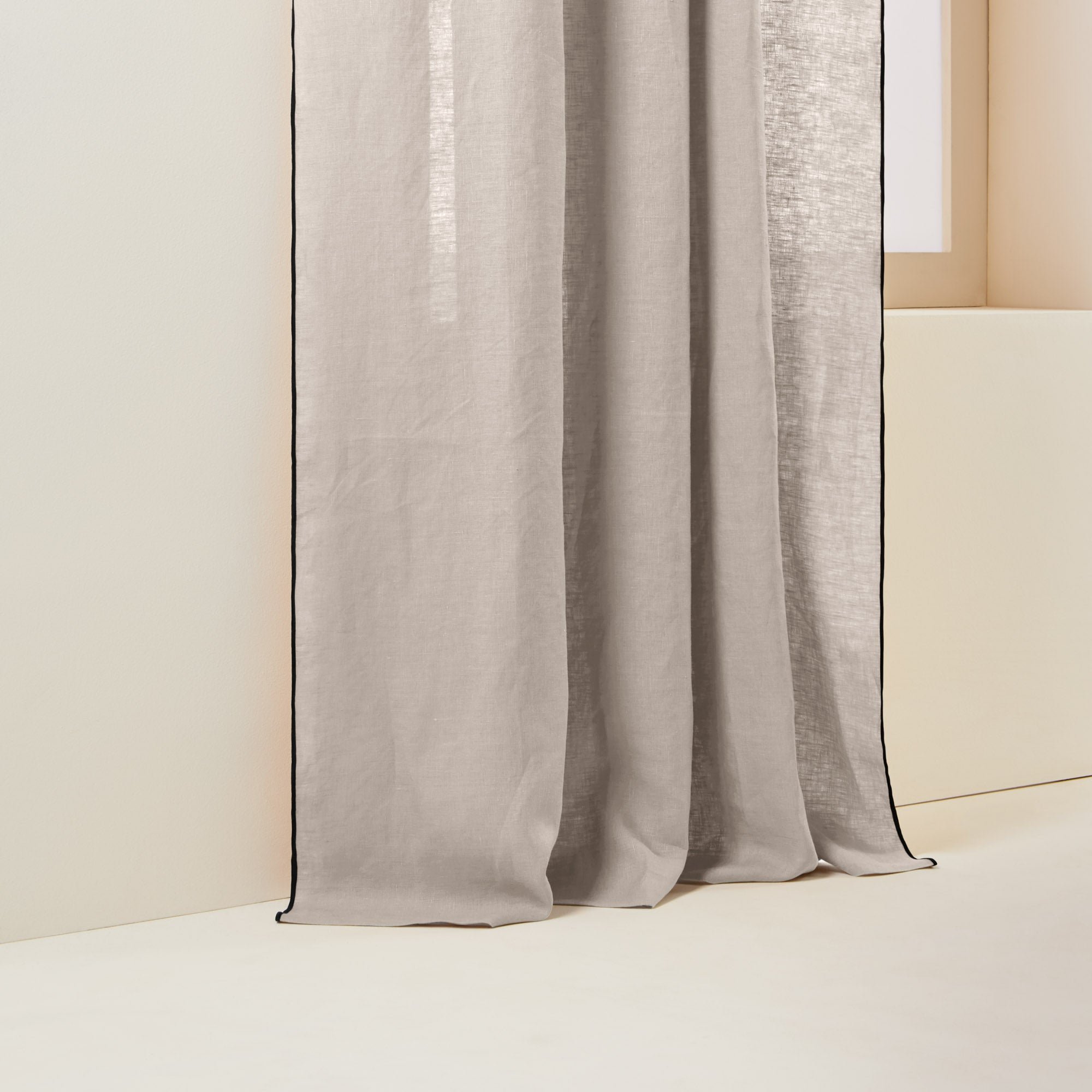 Curtain with gathering tape MADURA Beige