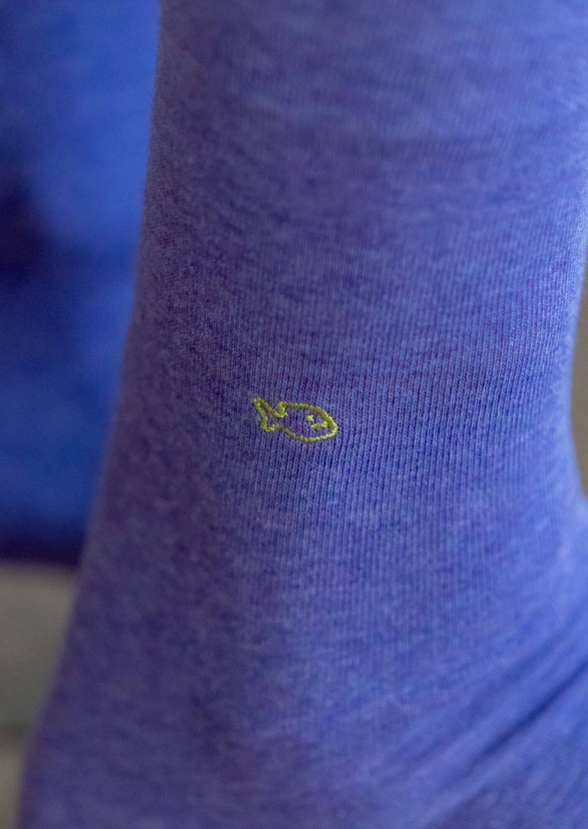 Solid combed cotton socks BILLYBELT Purple