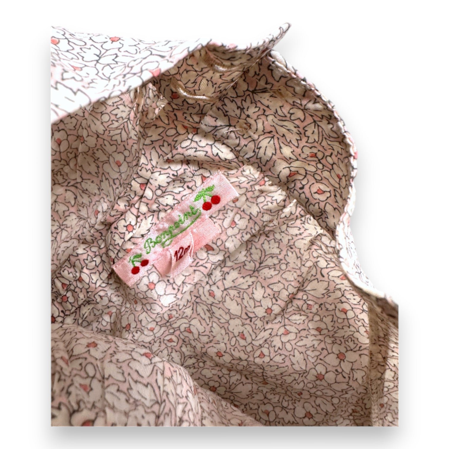 Pink baby blouse - 12 months BONPOINT - Seconde Main Pink