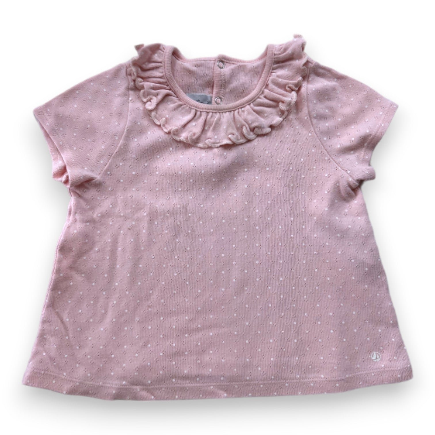 Baby pink T-shirt - 24 months PETIT BATEAU - Seconde Main Pink