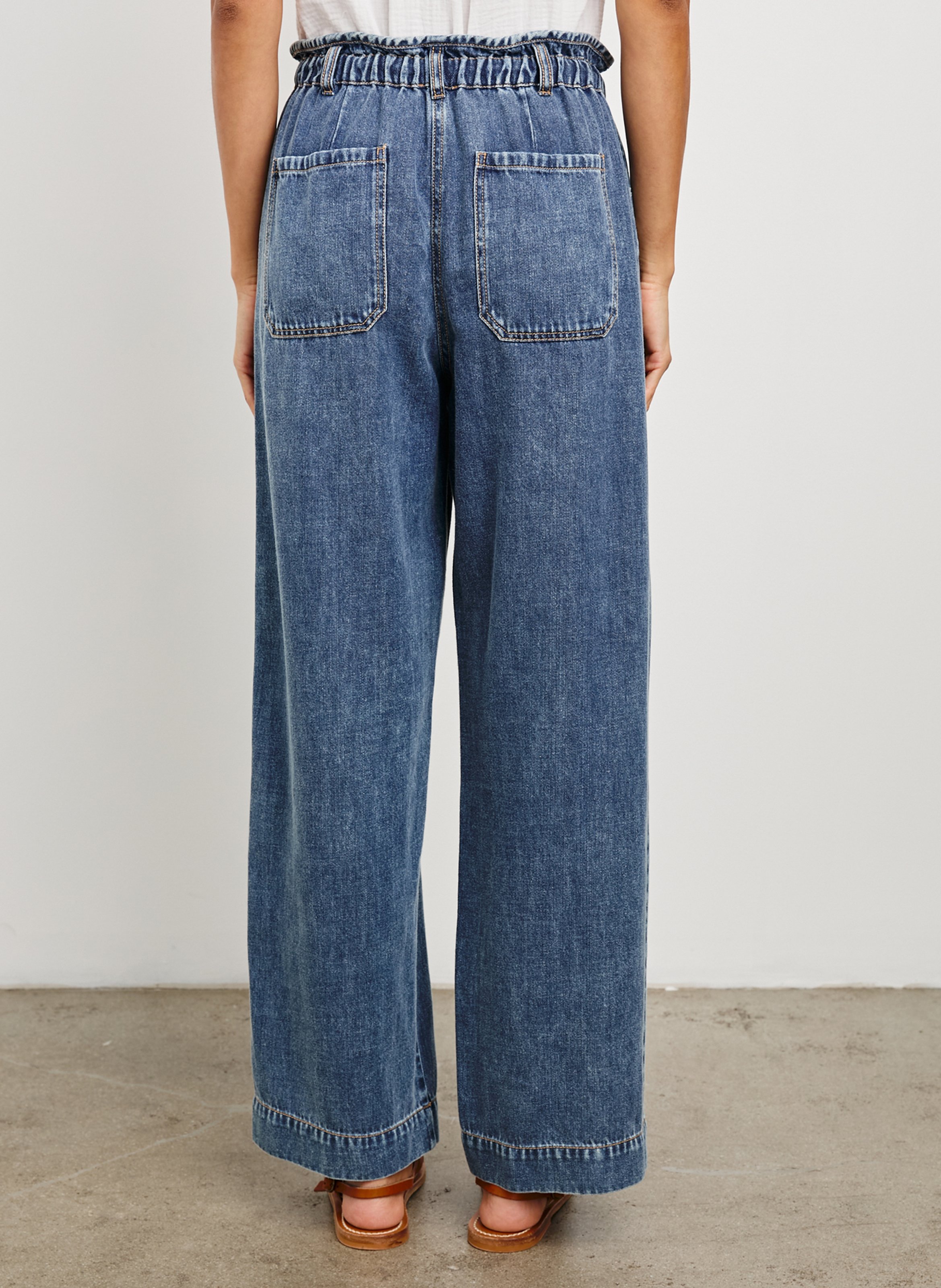 Cotton-blend chinos RAILS Blue