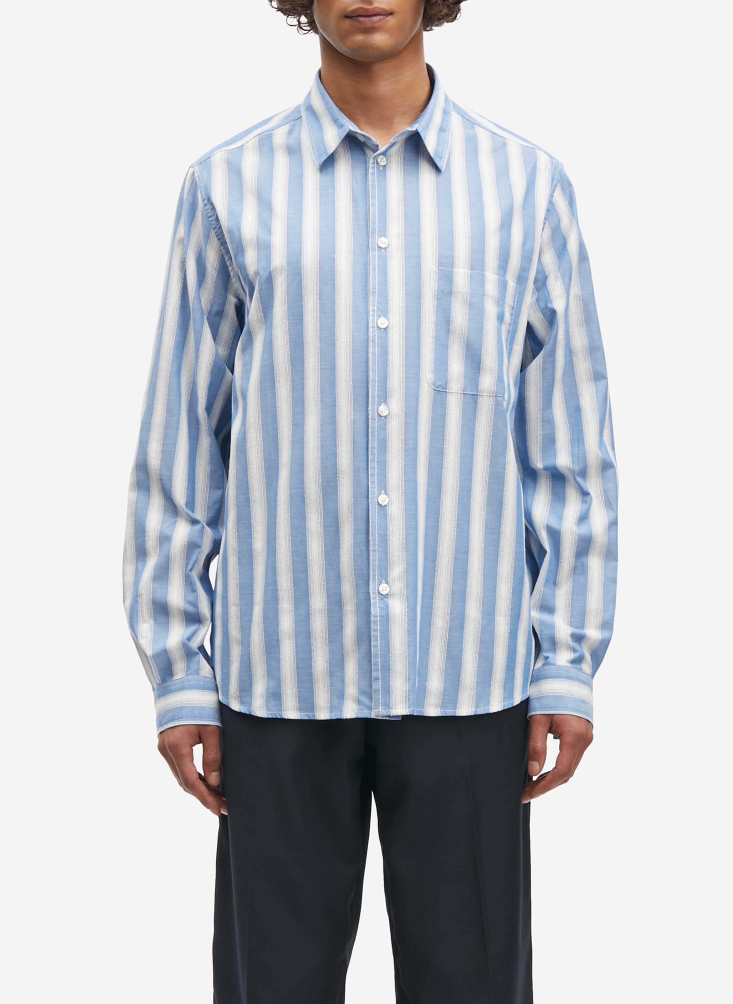 Gerade geschnittenes Hemd aus Bio-Baumwolle SAMSOE SAMSOE Mehrfarbig