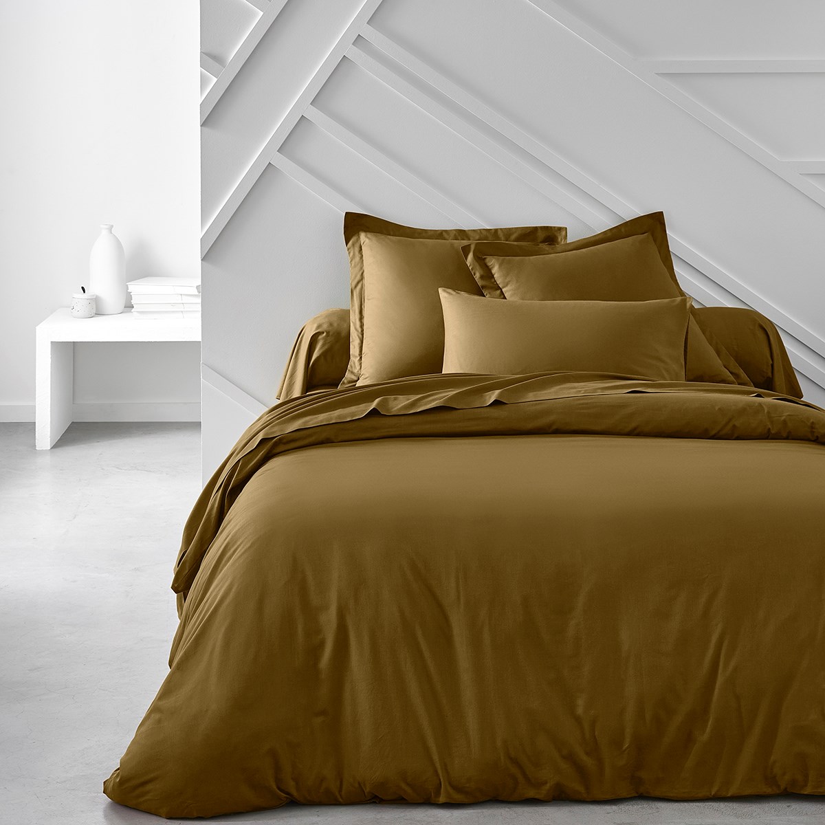Cotton pillowcase TODAY LINGE DE MAISON Brown