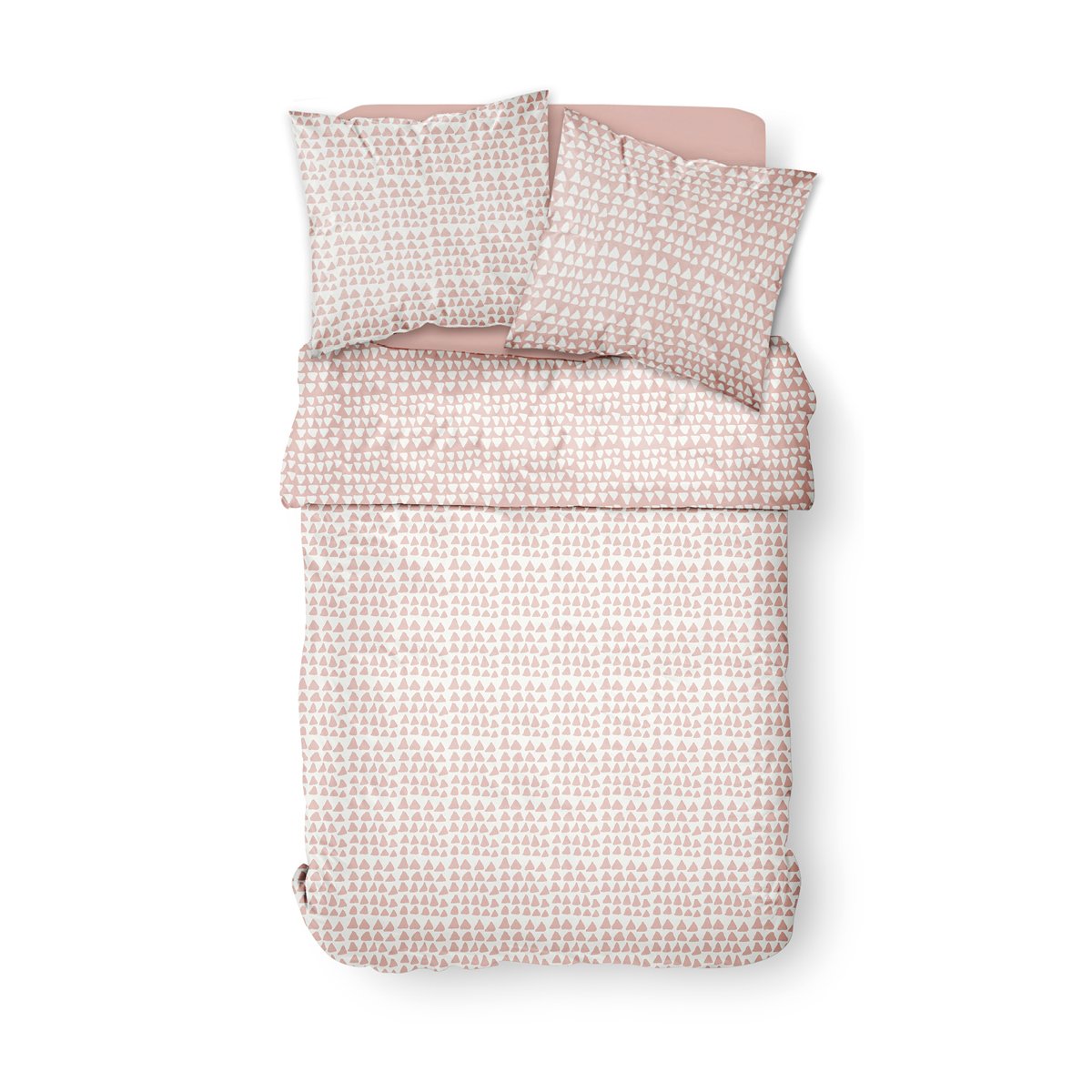 Printed cotton bed set TODAY LINGE DE MAISON Pink