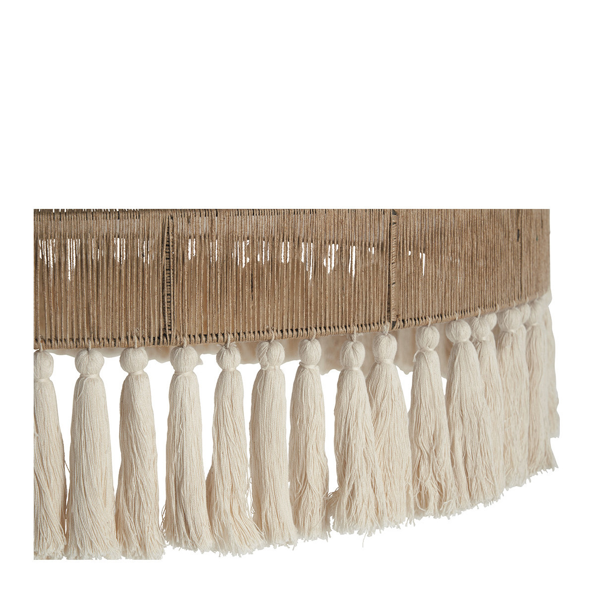 Jute ceiling light BLANC D'IVOIRE Beige