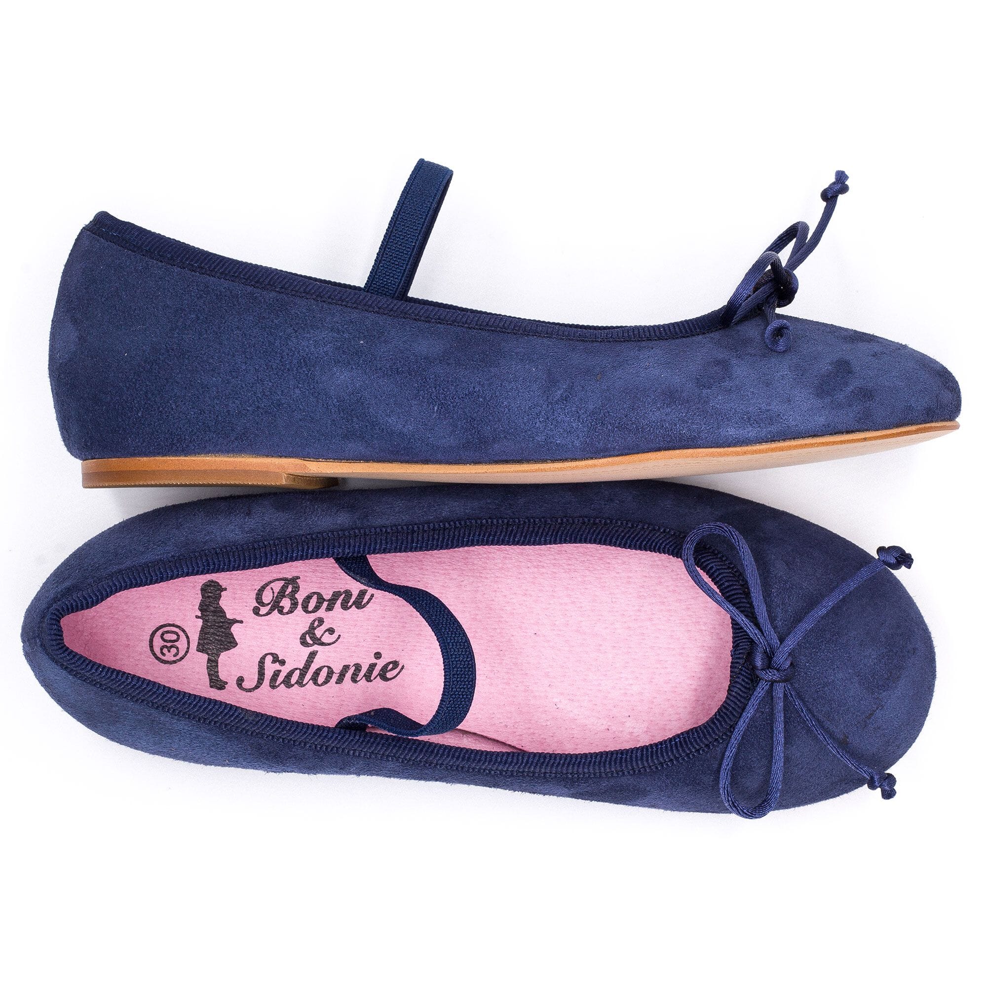 Ballerine bleu marine Boni & Sidonie Bleu