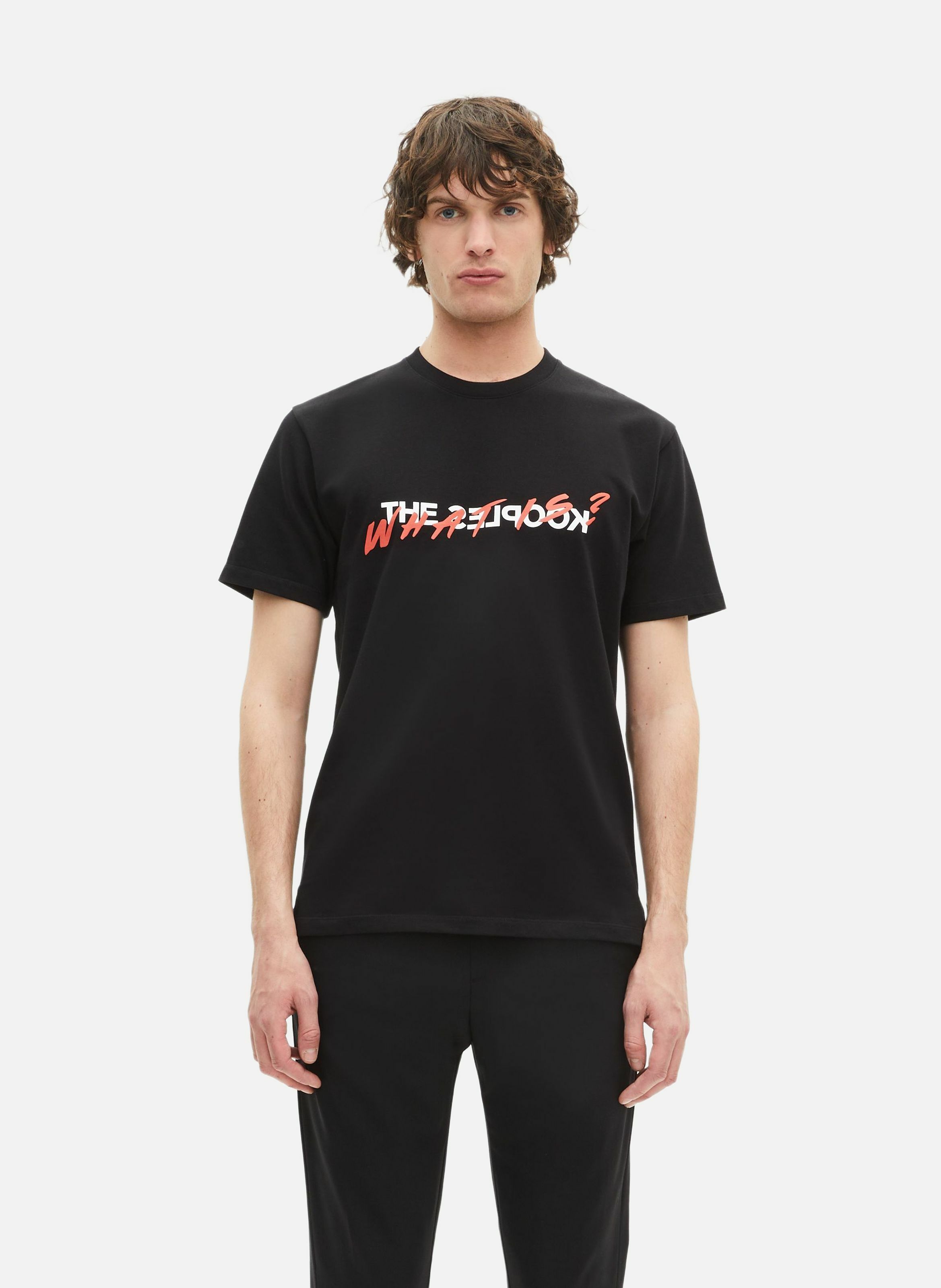 Iconic logo T-shirt. THE KOOPLES Black