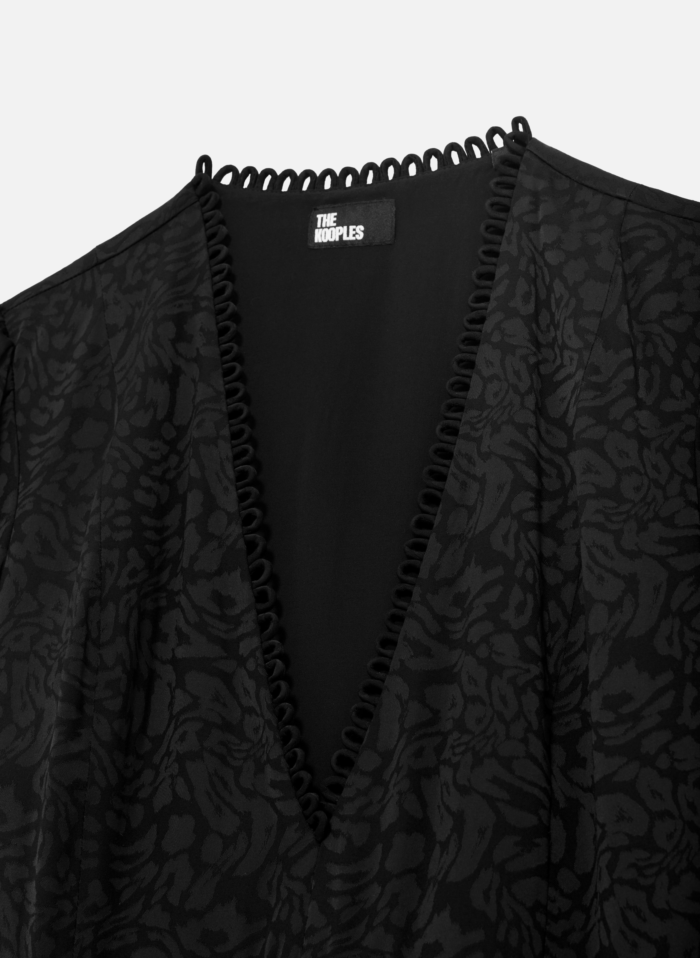 Jacquard dress THE KOOPLES Black