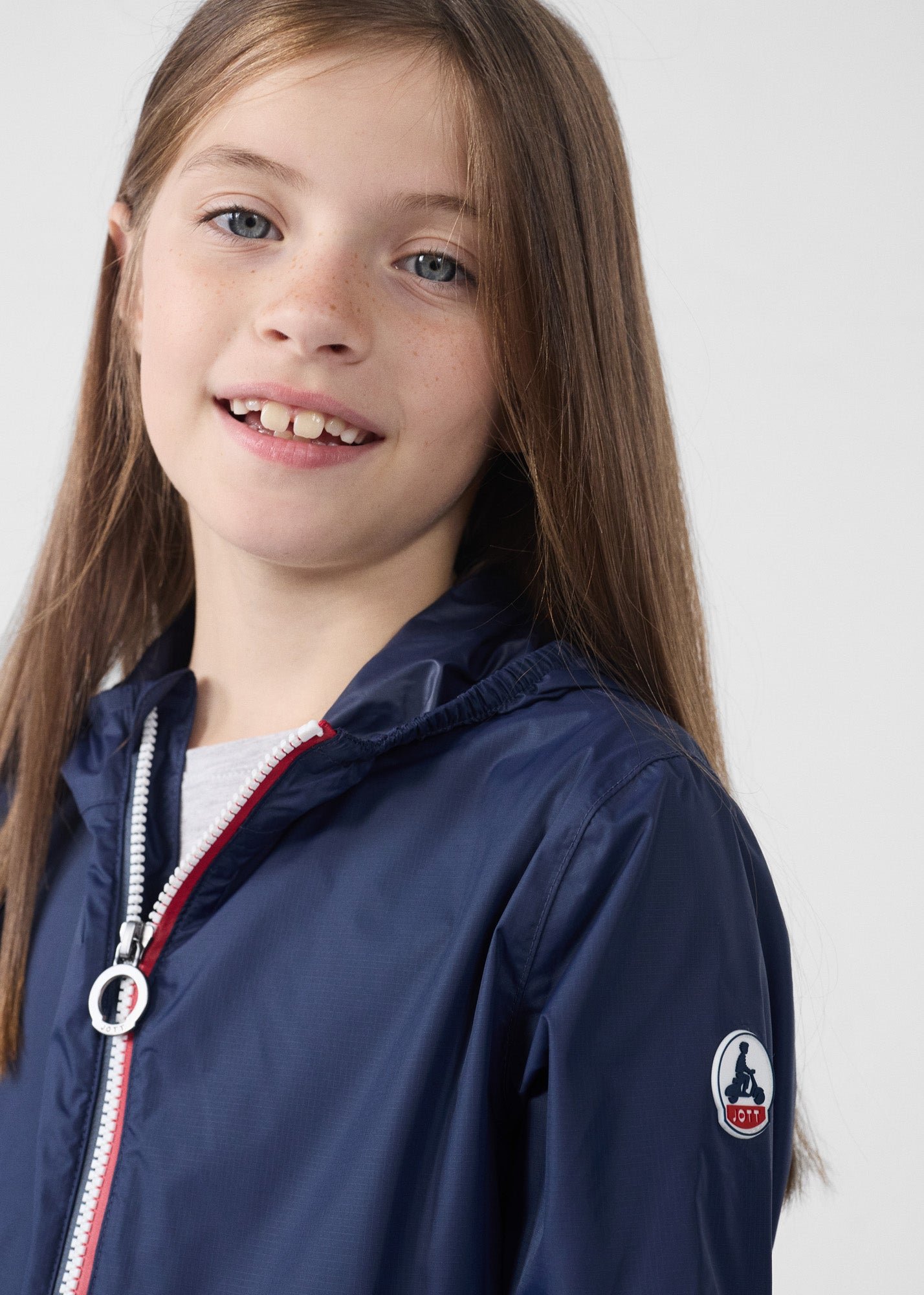 Packable kids raincoat Corrie JOTT Blue