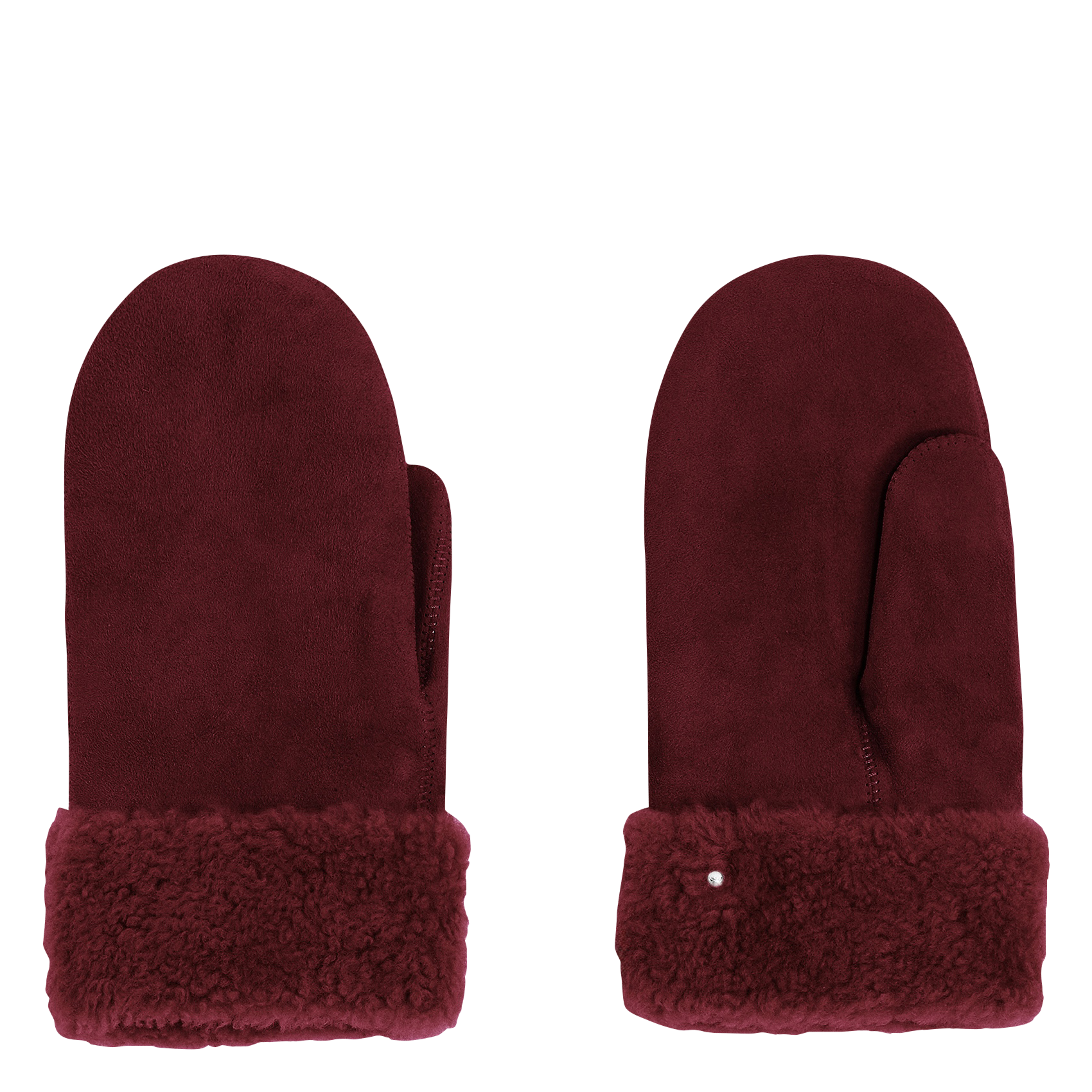 Wool mittens ILDA'S SHEEP Red