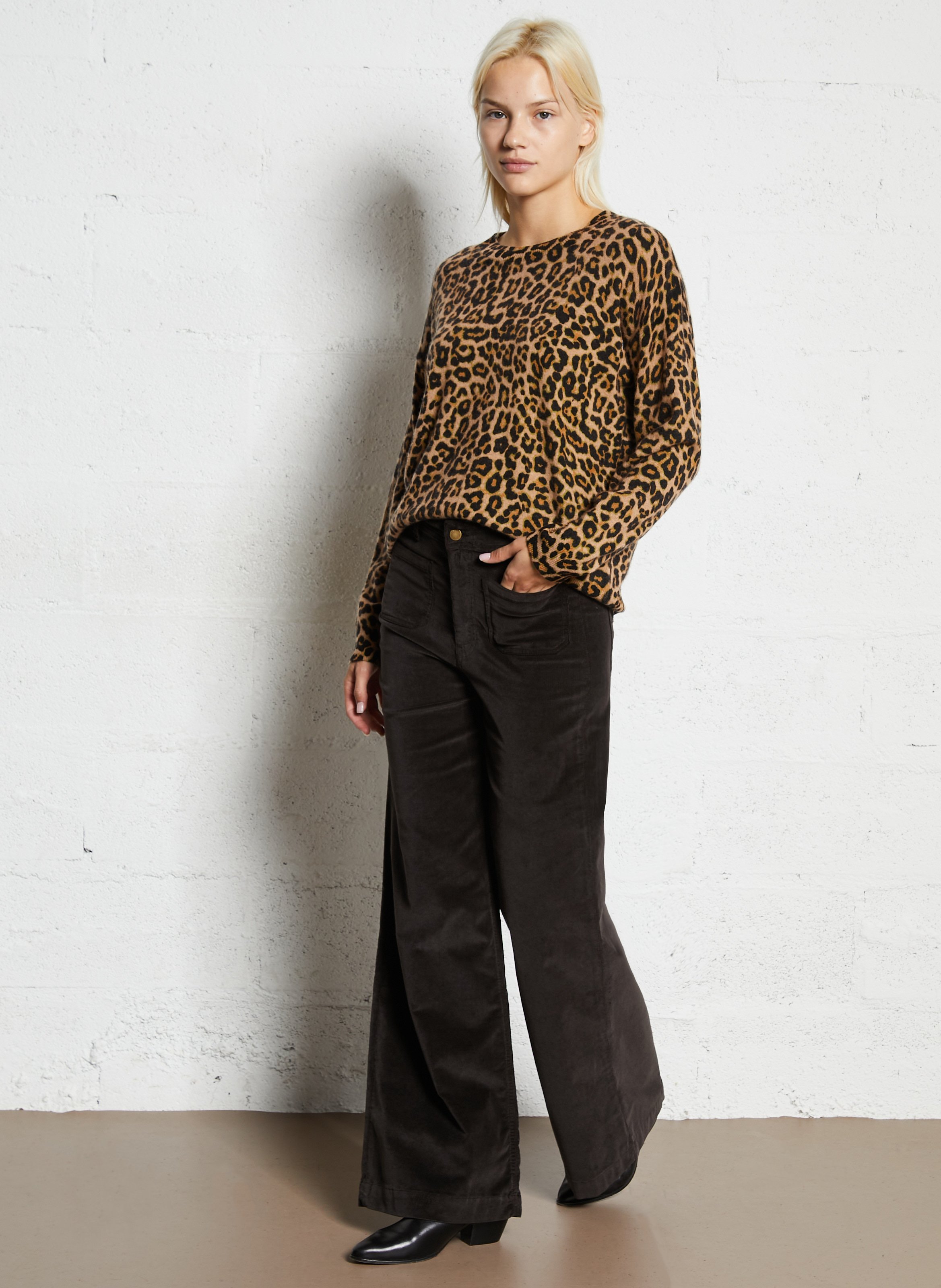 Pull oversize en cachemire SUD EXPRESS Beige