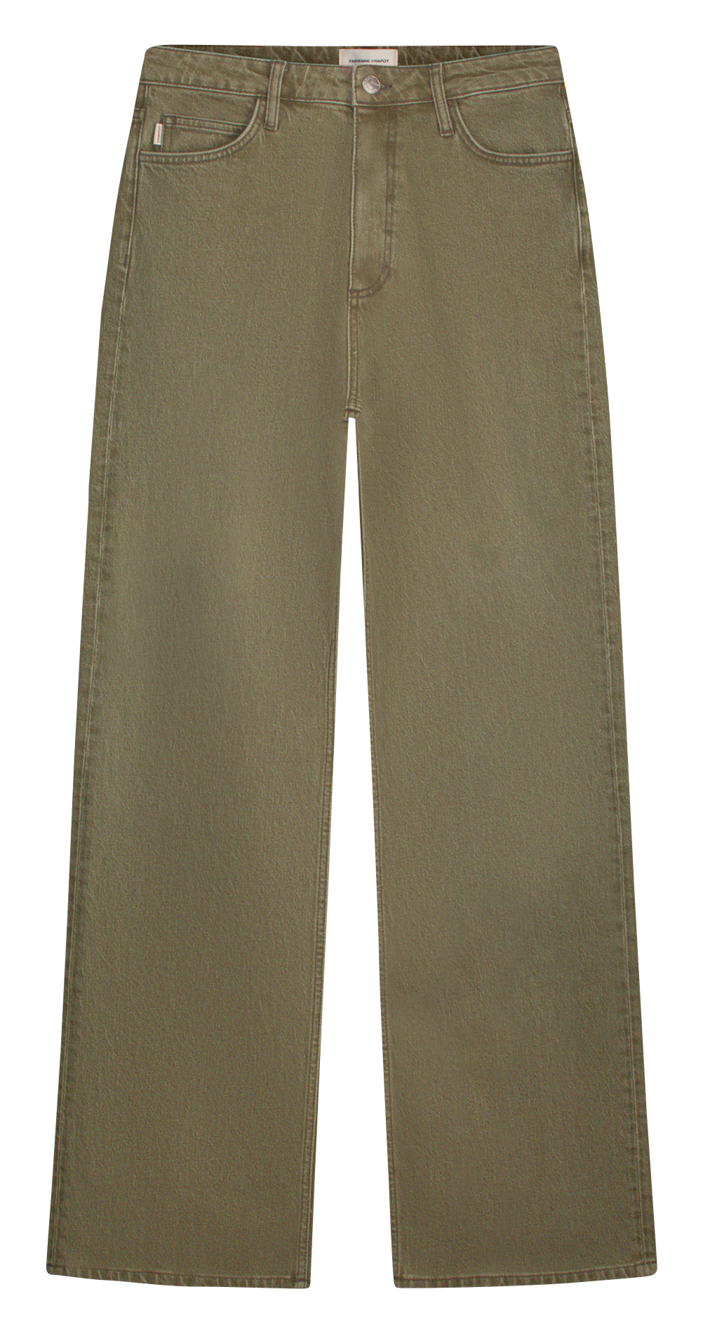 Boyfriend jeans van biologisch katoenmix FABIENNE CHAPOT Groen
