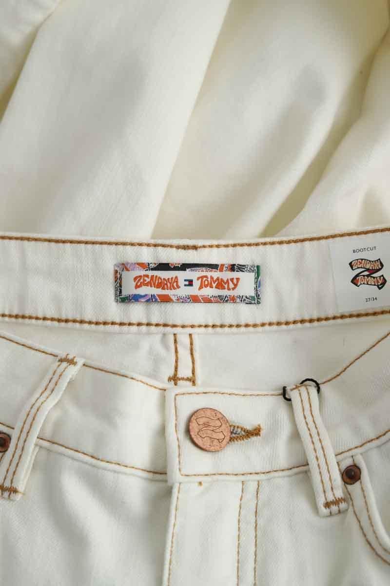 Boot-cut jeans TOMMY HILFIGER - SECONDE MAIN White