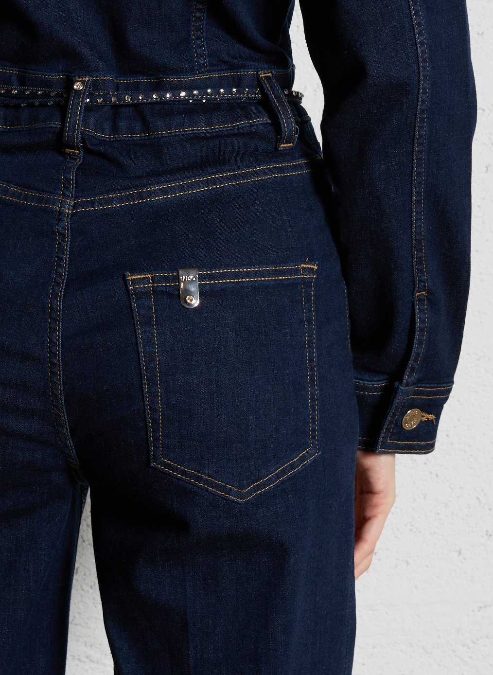 Combinaison en jean LIU JO Bleu