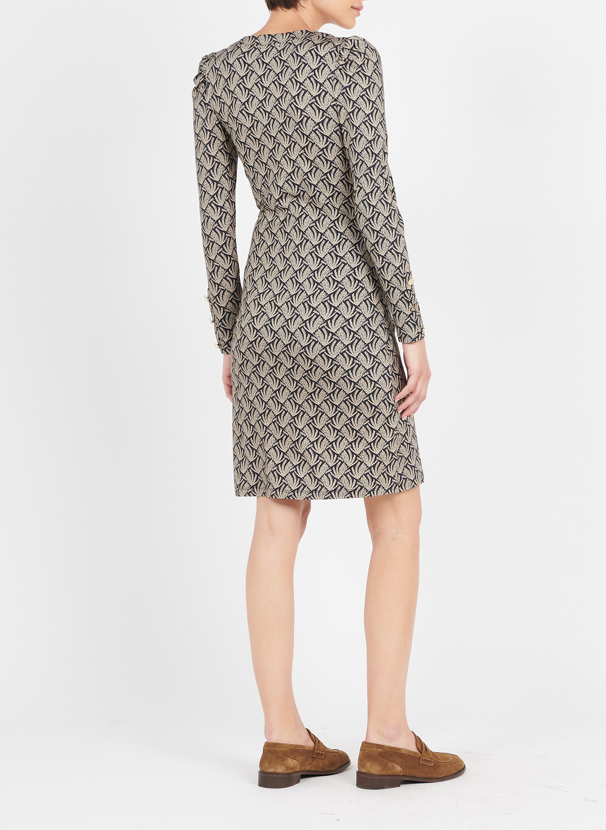 Robe de grossesse à manches longues PALOMA COLLECTION Noir