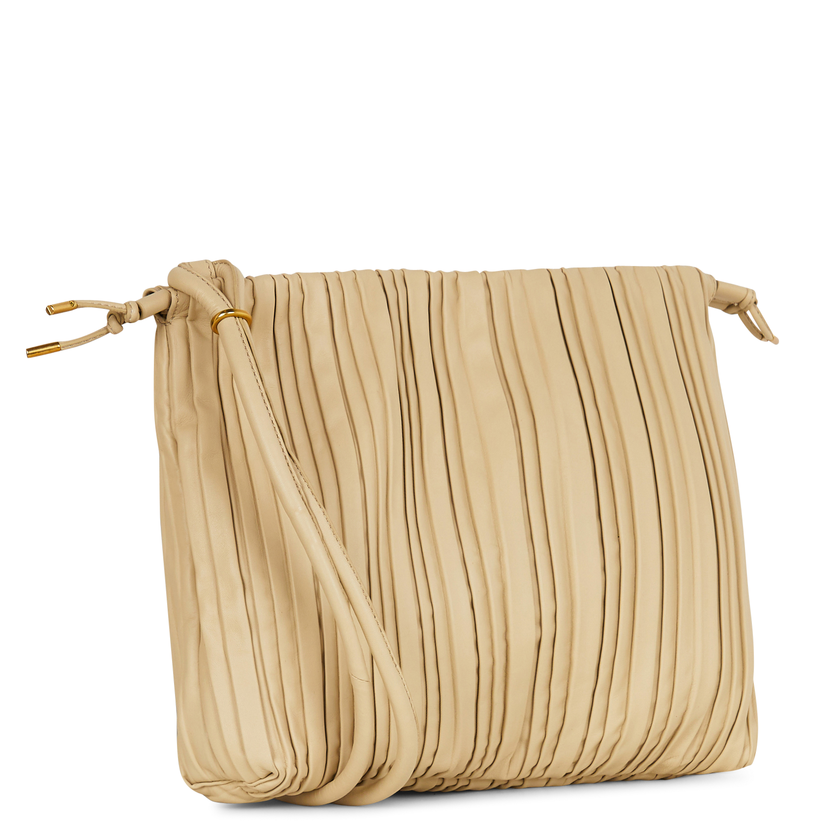 Sac bandoulière en cuir COTELAC Blanc