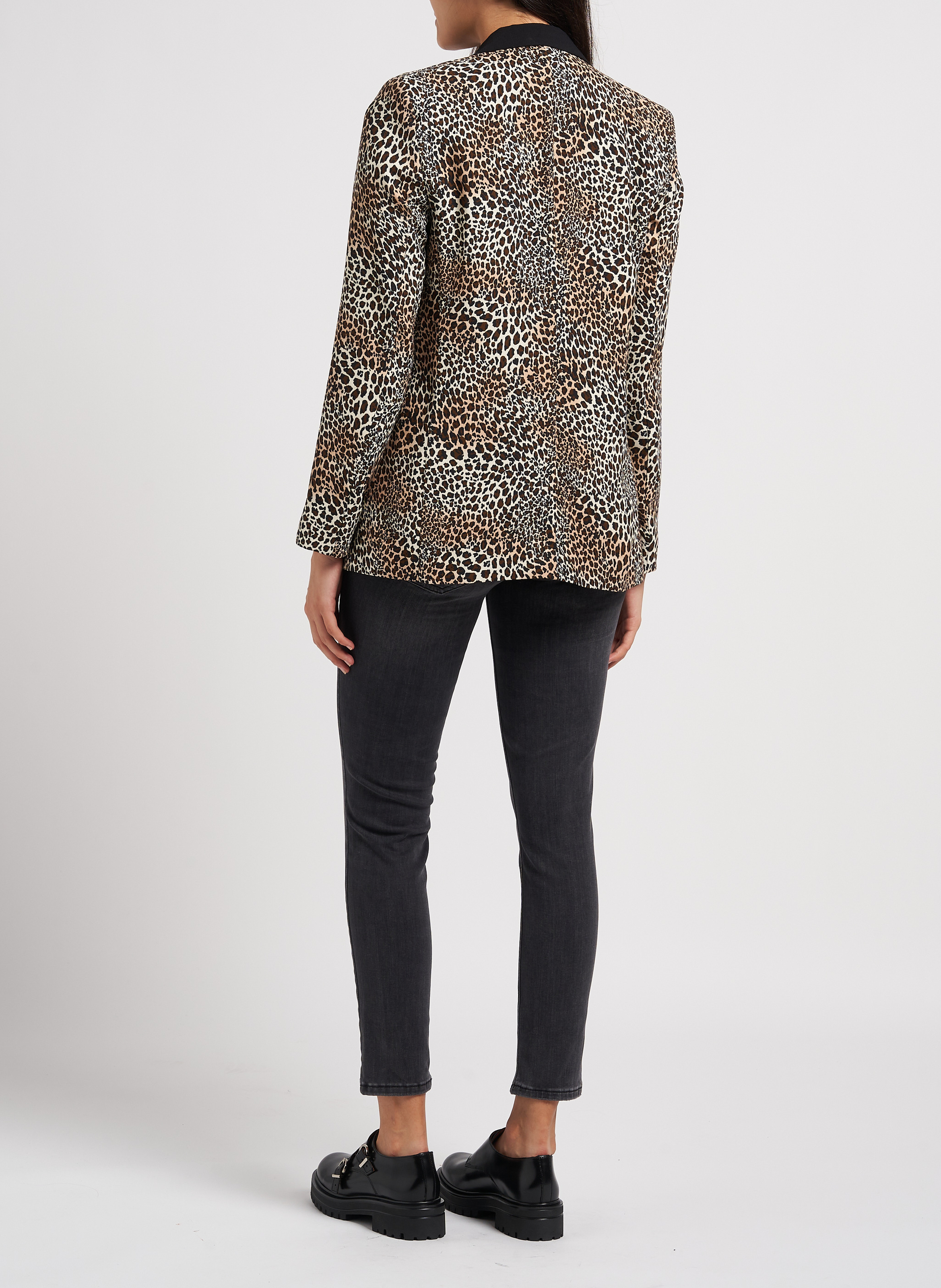 Skinny Jeans aus Baumwoll-Mix mit mittelhohem Bund Bleached Jeans