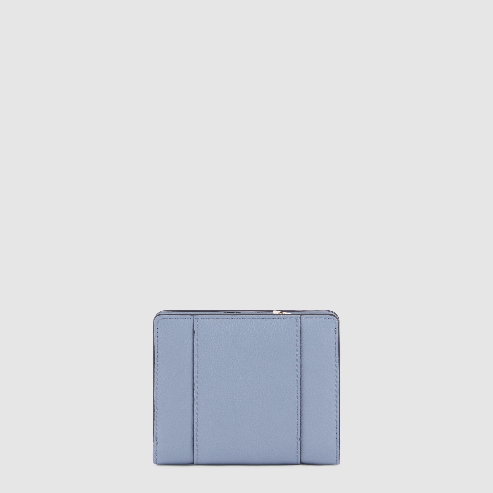 Petite taille, portefeuille pour femmes à deux volets Blue