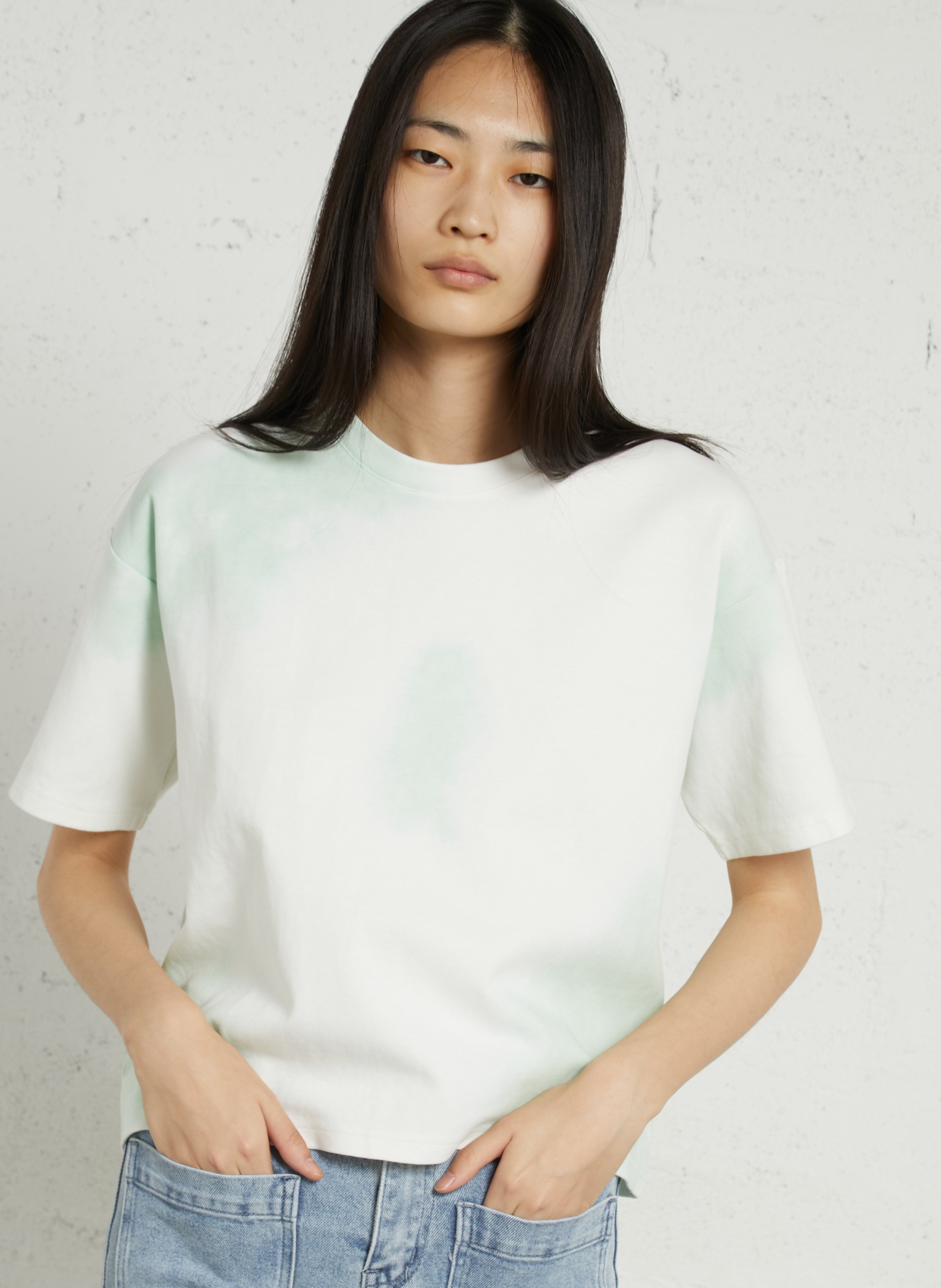 Tee-shirt boxy imprimé Tie&Dye en coton mélangé LA PETITE ETOILE