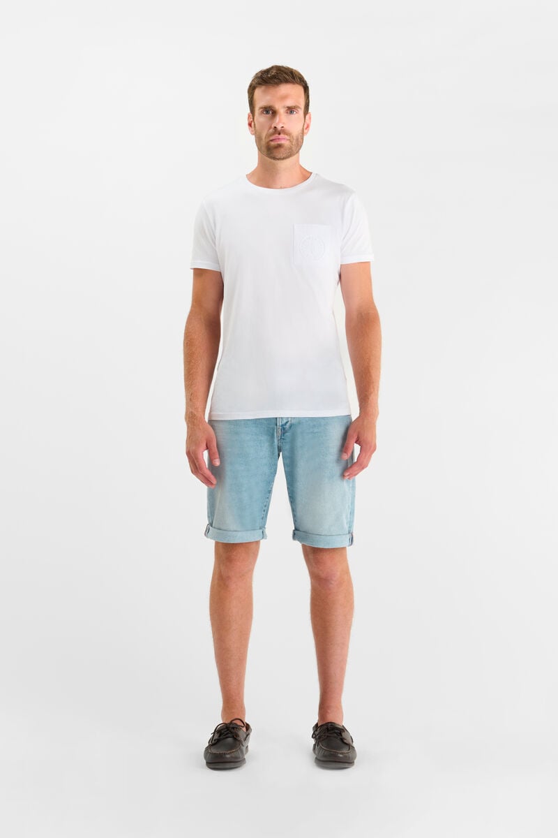 Denim Bermuda Shorts LE TEMPS DES CERISES Blue